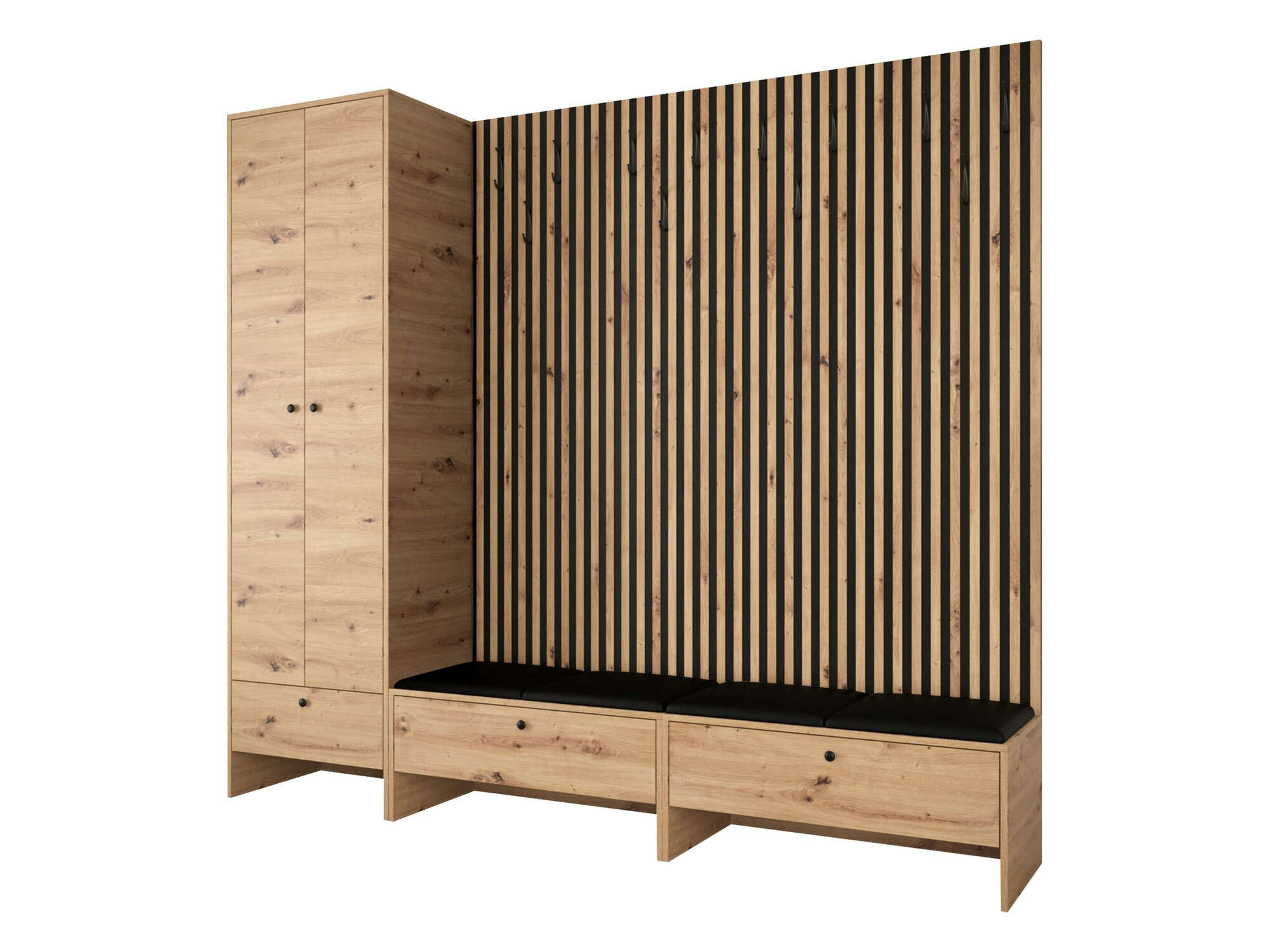 Entrésæt Donio VI (Artisan eg + Soft 011)