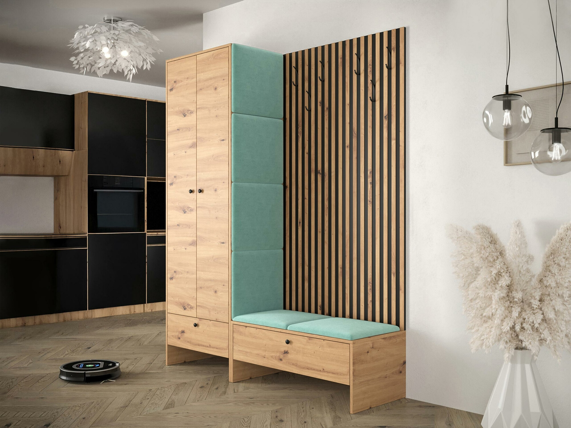 Entrésæt Hartford 320 (Artisan eg + Manila 11)