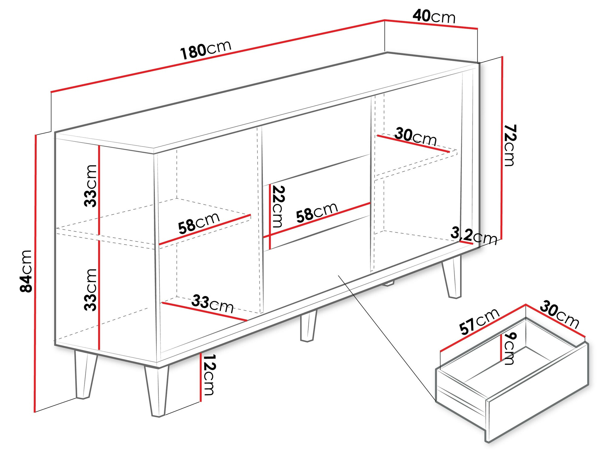 Kommode Comfivo Romtori I