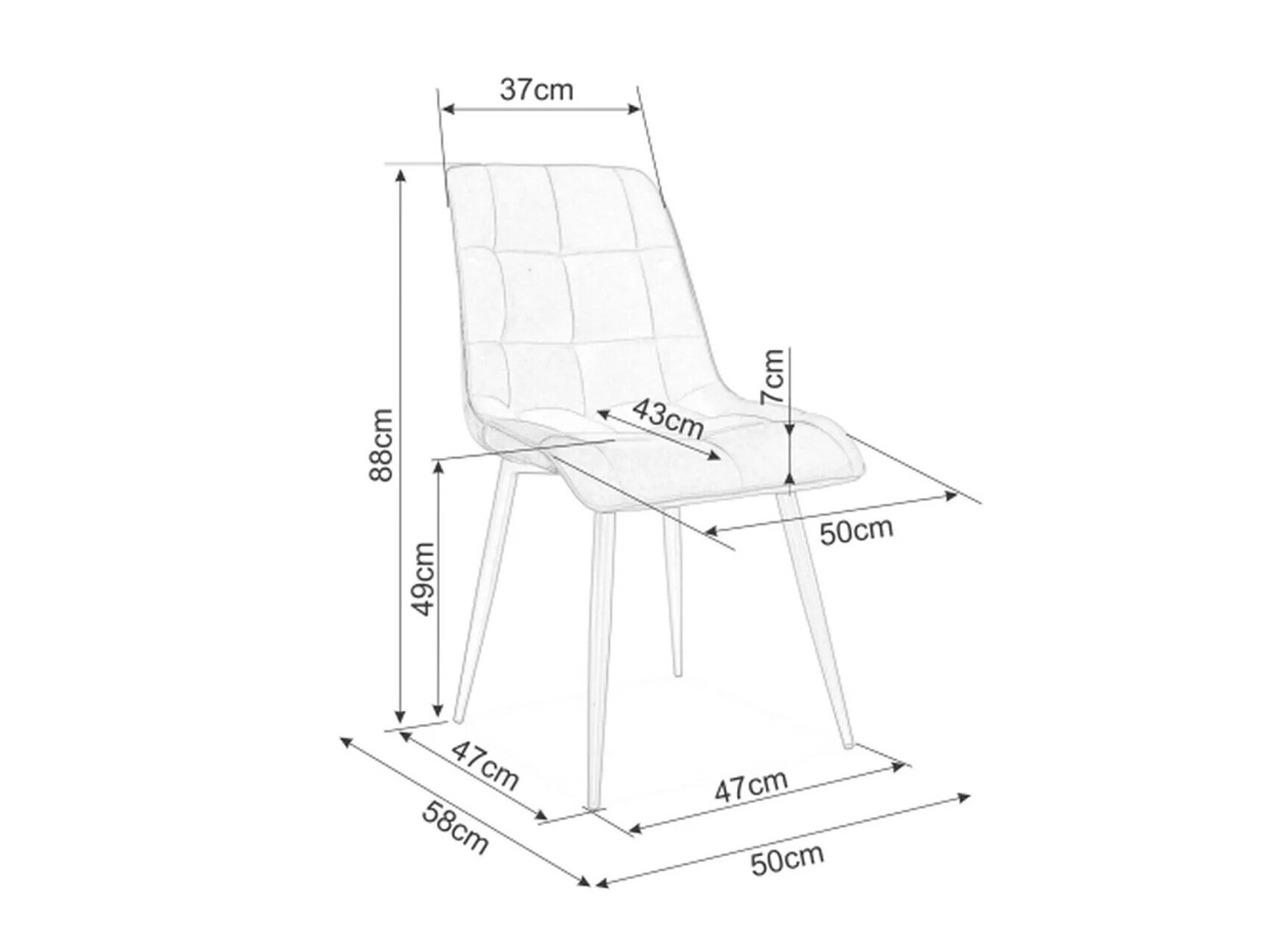 Stol Detroit 751 (Beige)