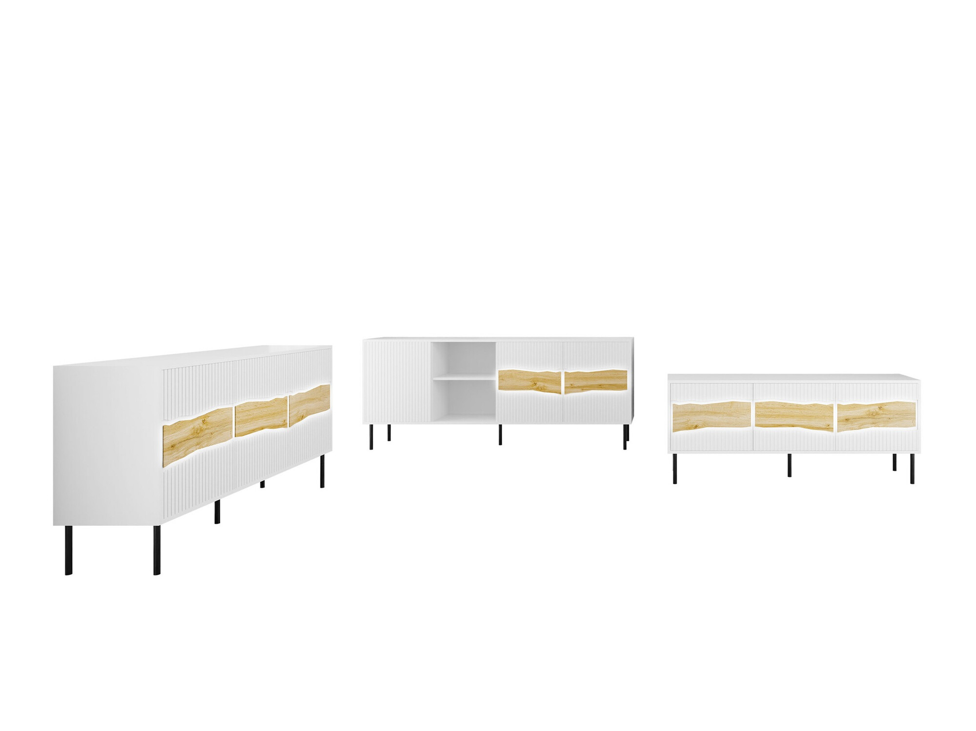 Stuemøbelsæt Monevare 105 (Wotan eg + Kashmir)