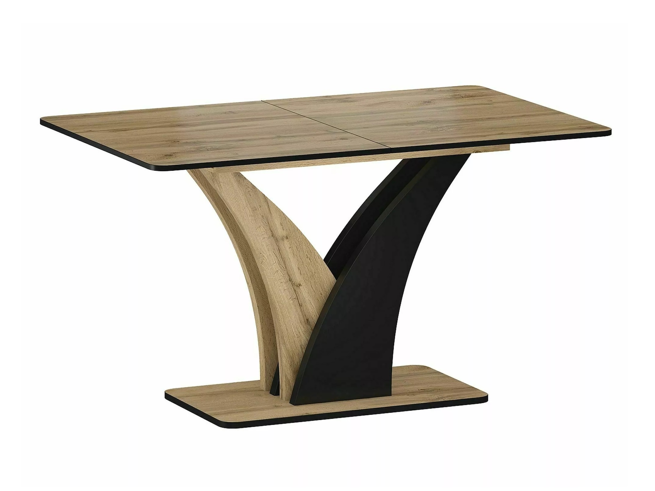 Bord Detroit 761 (Artisan eg + Sort)