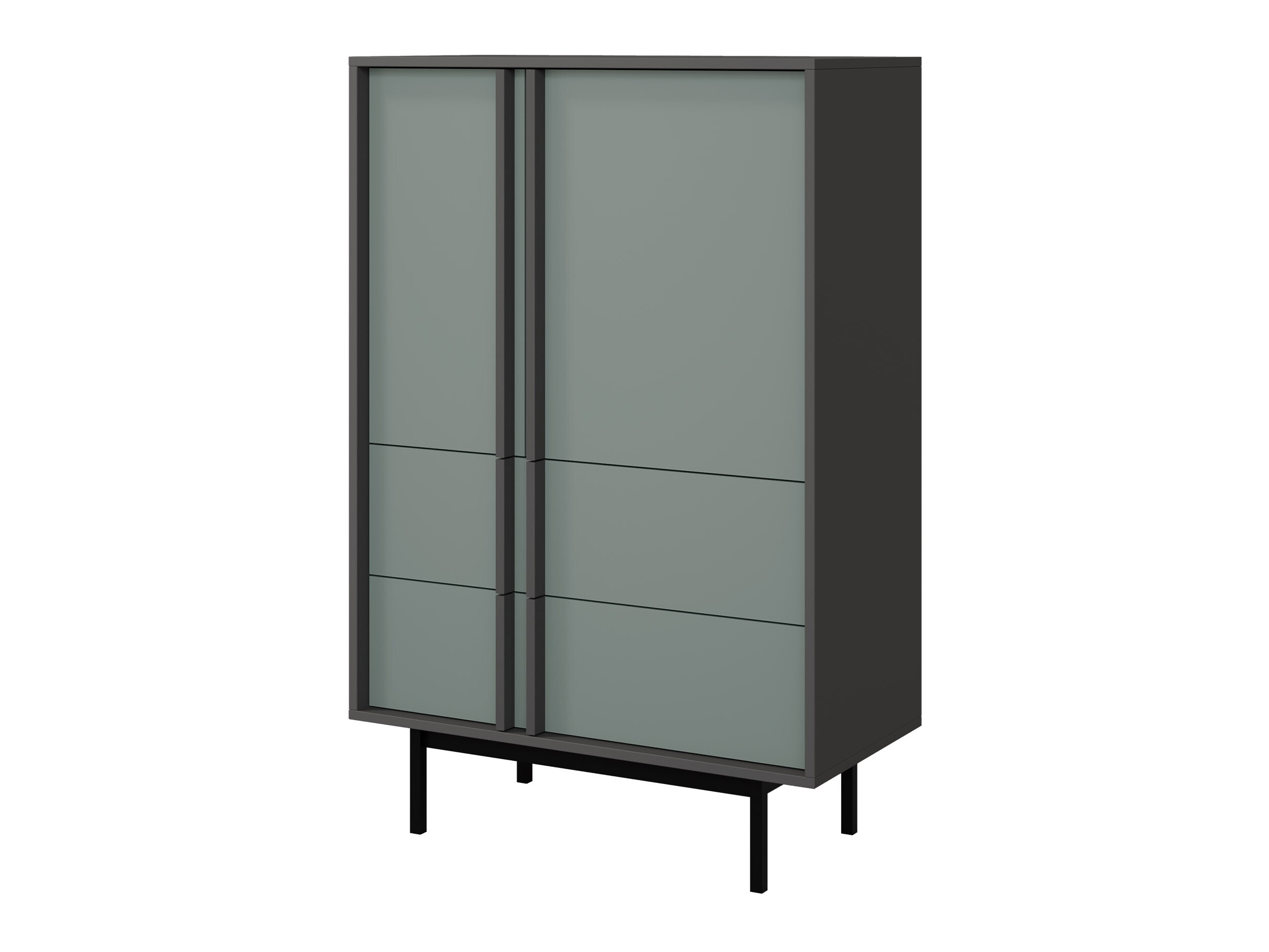 Kommode Levali 104 (Støvet grøn)