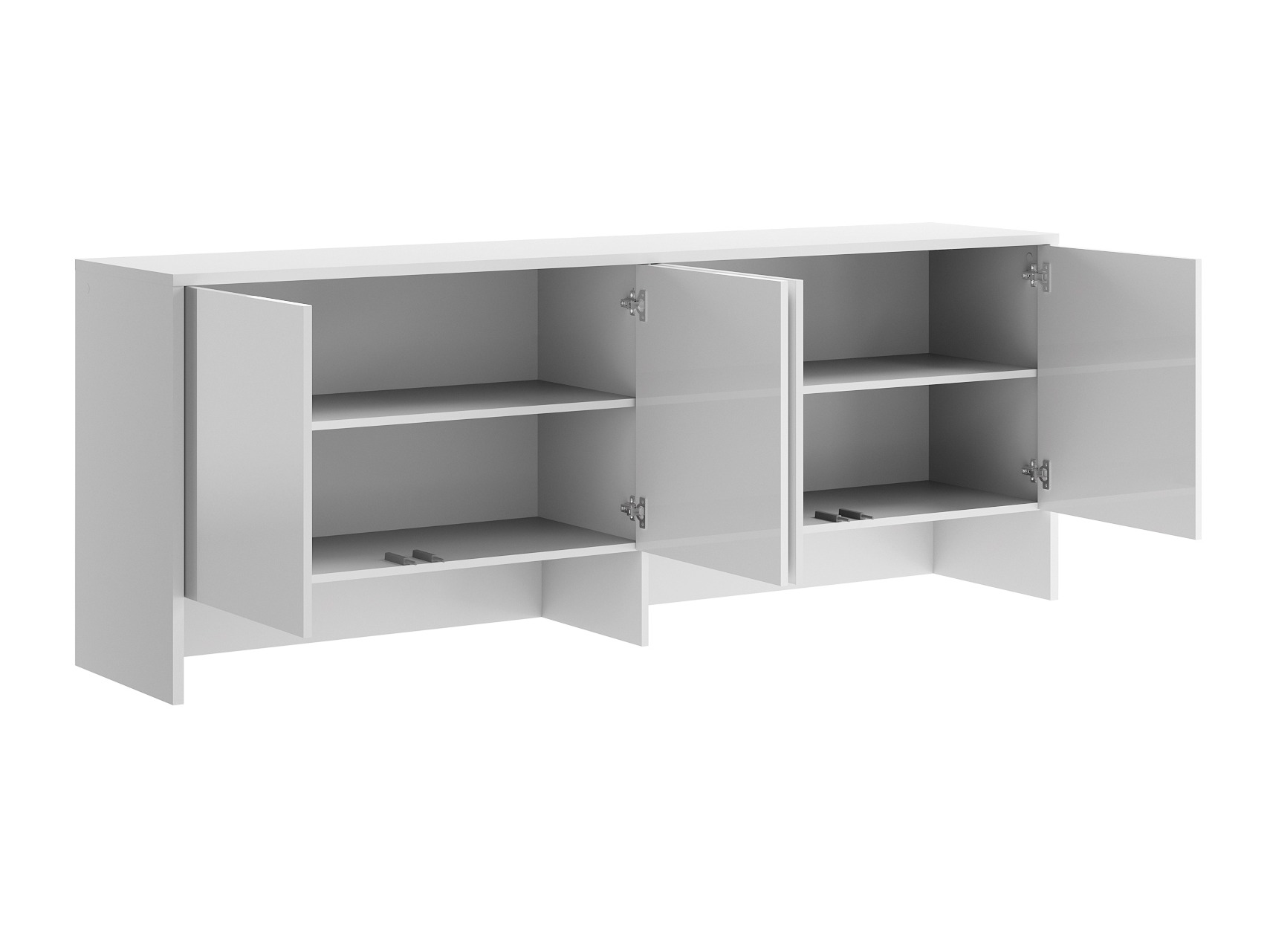 Skænk Concept Pro Lenart Levfere 119 (Hvid + Glansfuld hvid)