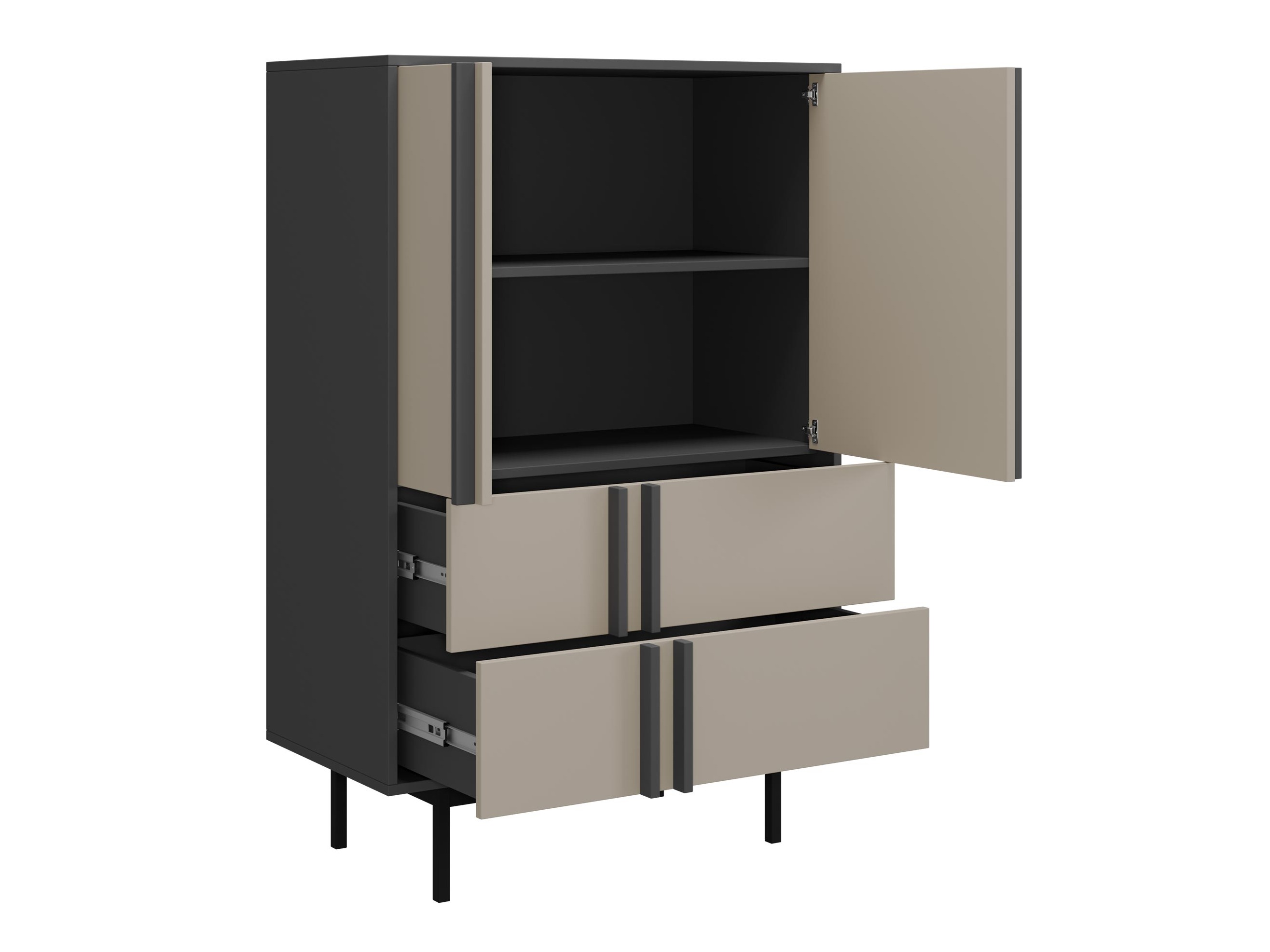 Stuemøbelsæt Levali 116 (Støvet grøn)