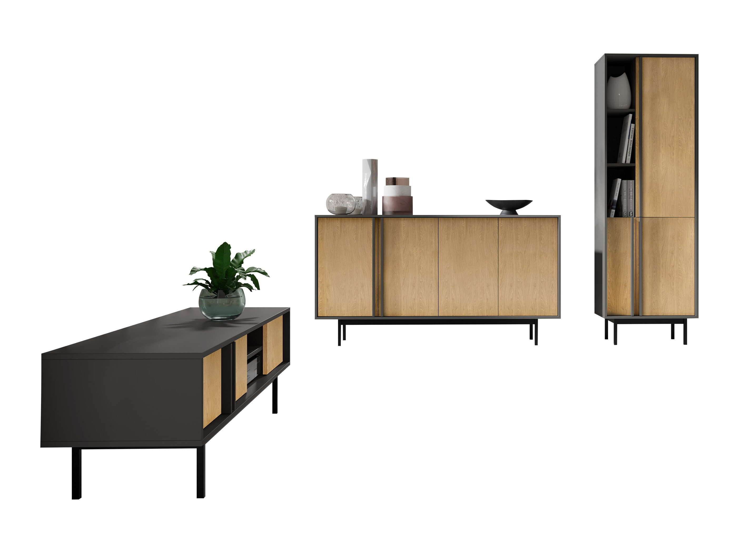 Stuemøblersæt Levali 115 (Egetræ)