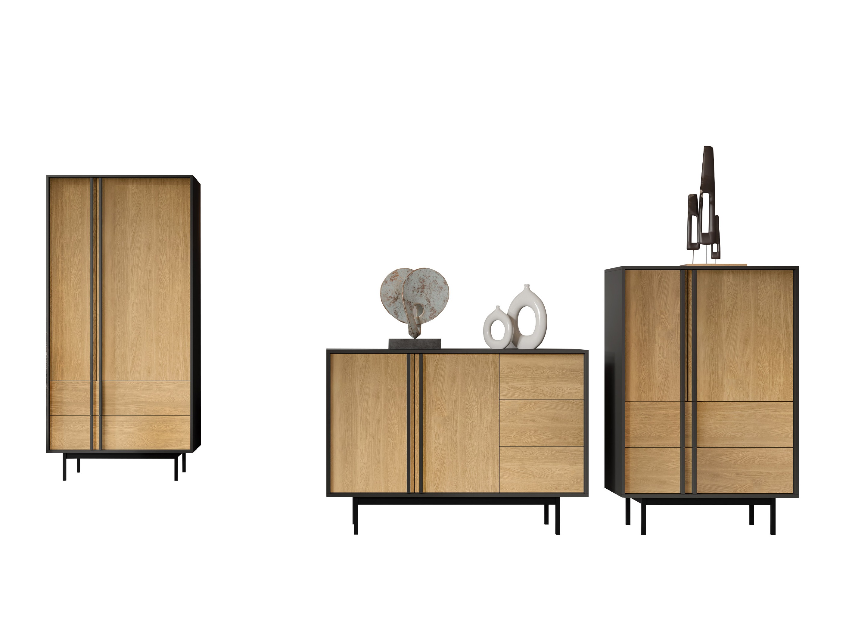 Stuemøblersæt Levali 116 (Egetræ)