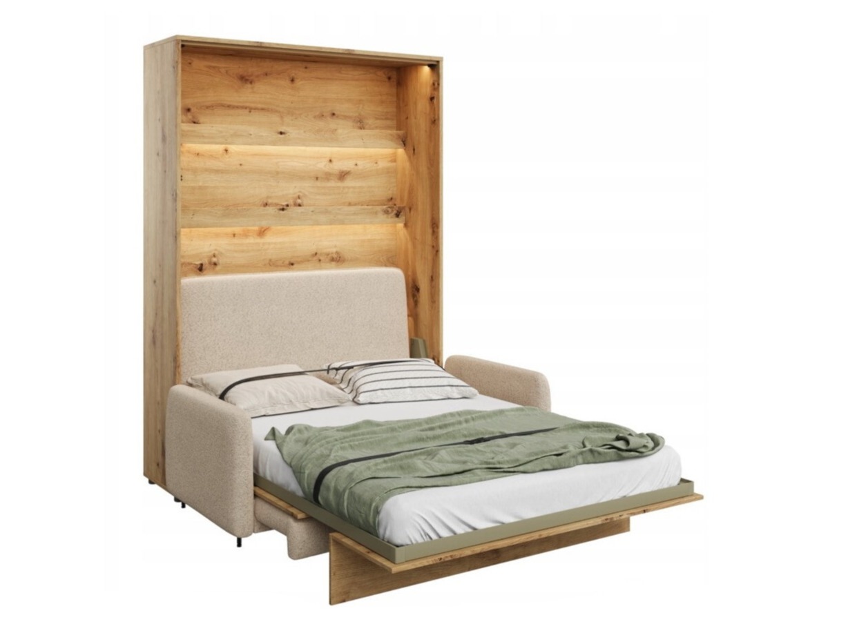 Vægseng Concept Pro Lenart VII (Artisan eg + Beige)