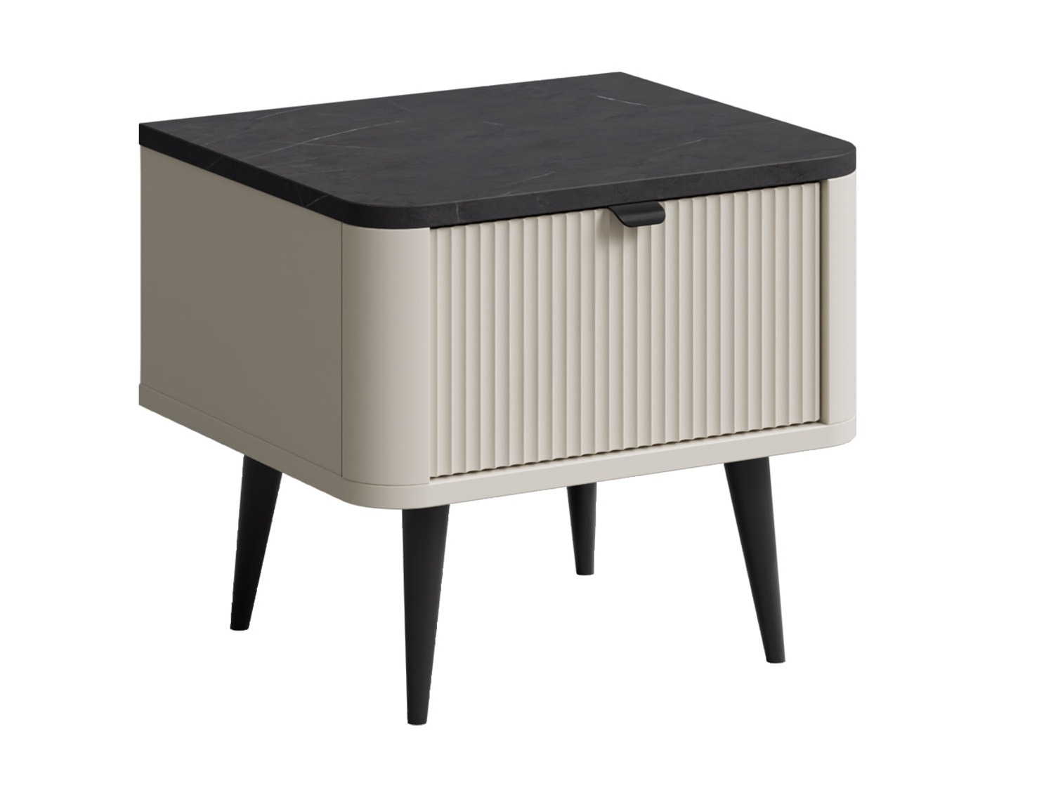 Sengebord Lufela 116 (Kashmir + Grå marmor)