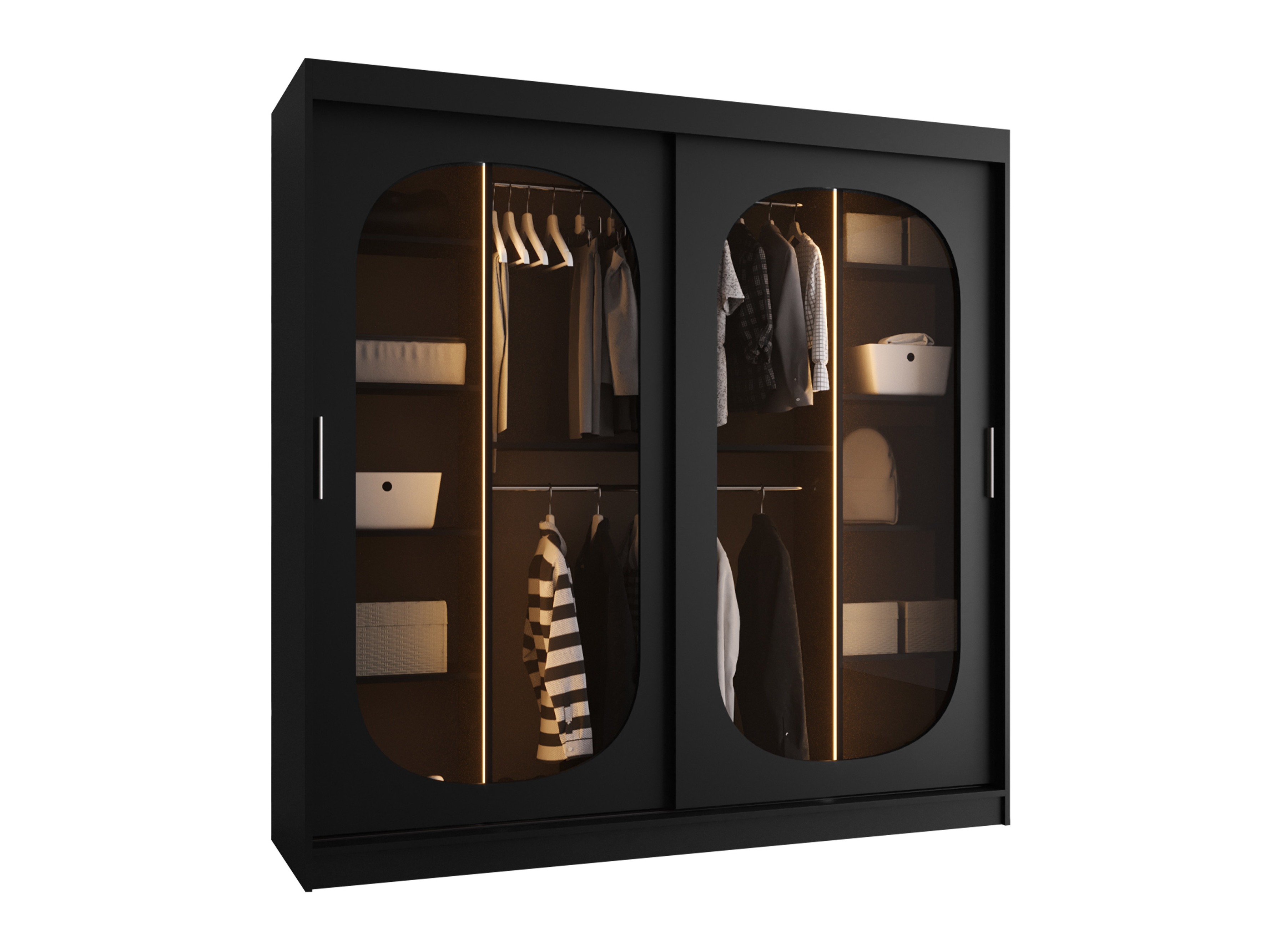 Garderobeskab Hartford 521 (Sort)