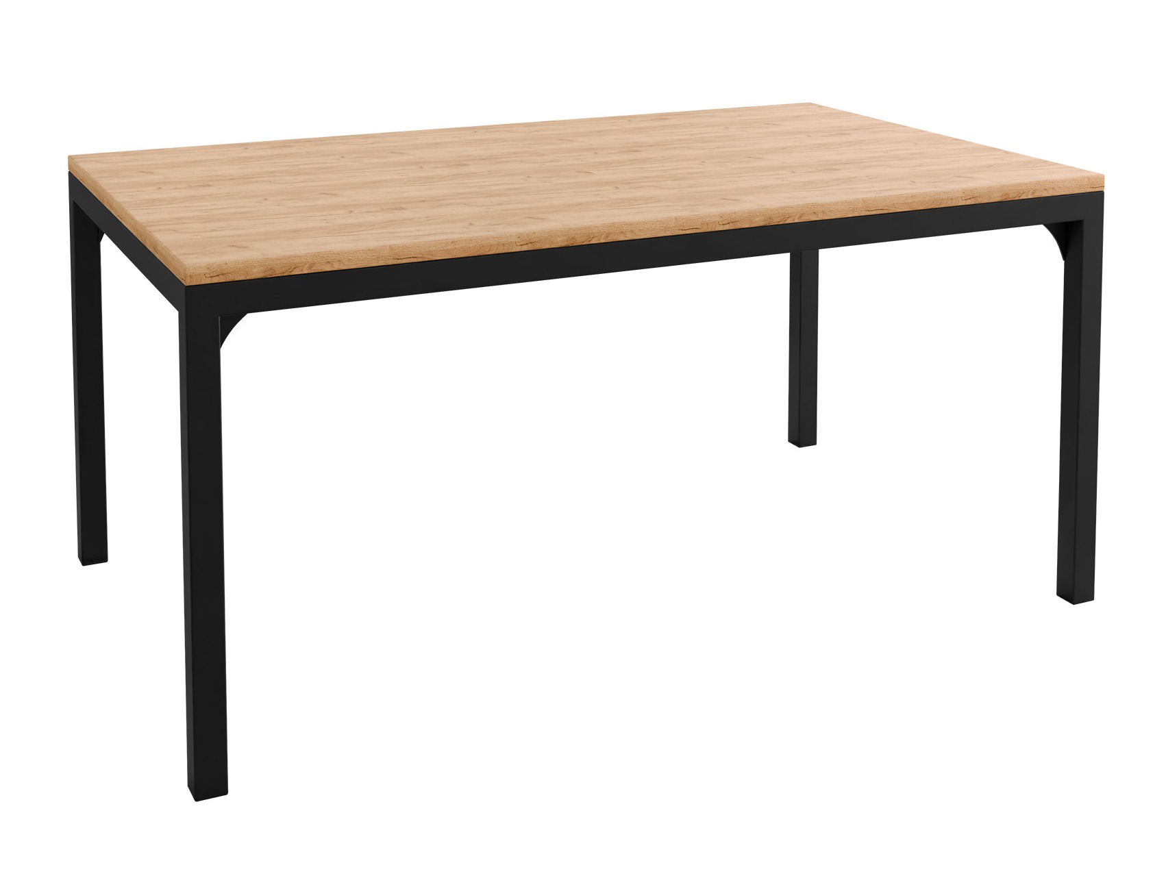 Sofabord Oswego 138 (Craft gylden eg + Sort)