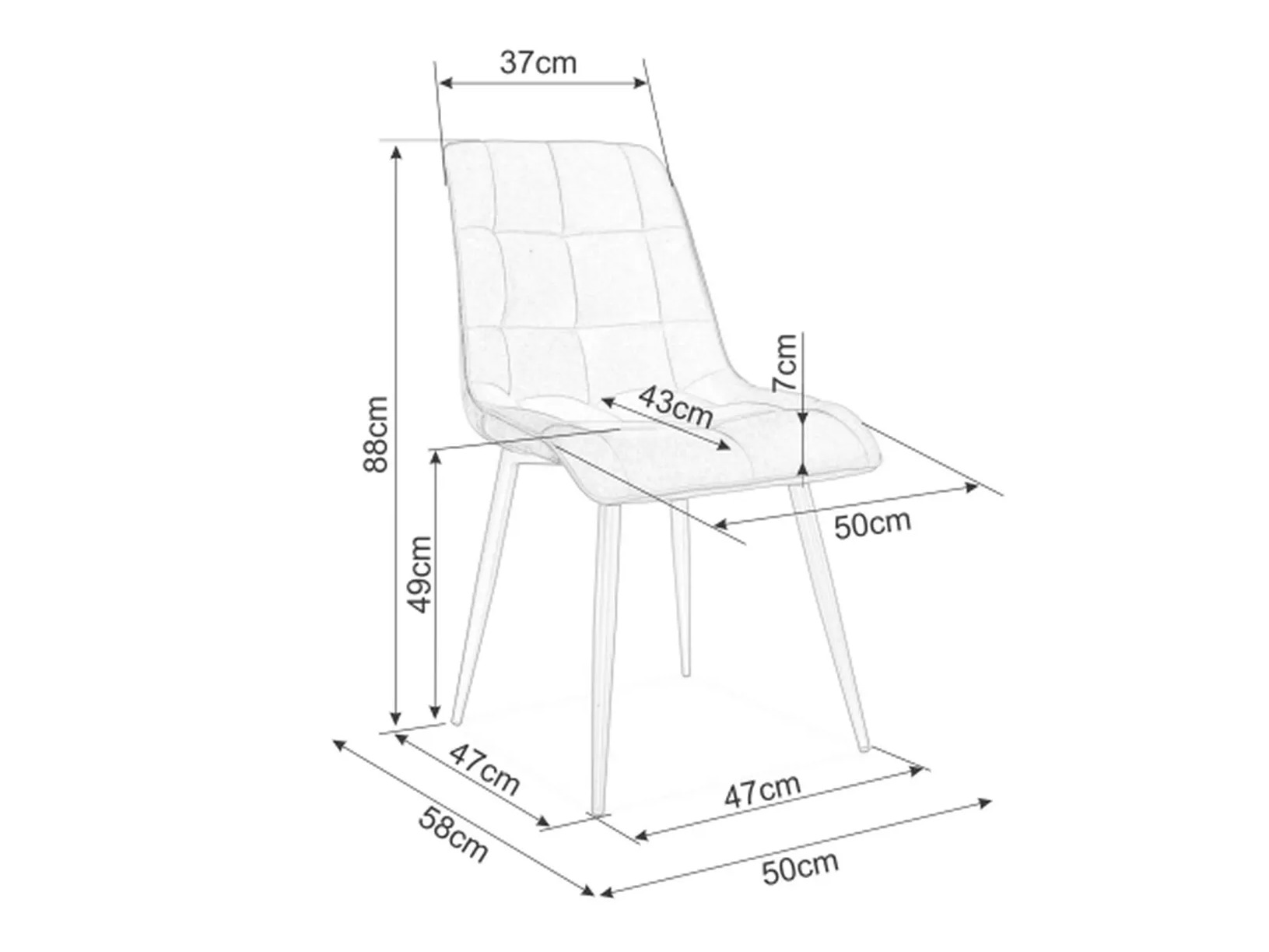 Stol Detroit 766 (Beige)