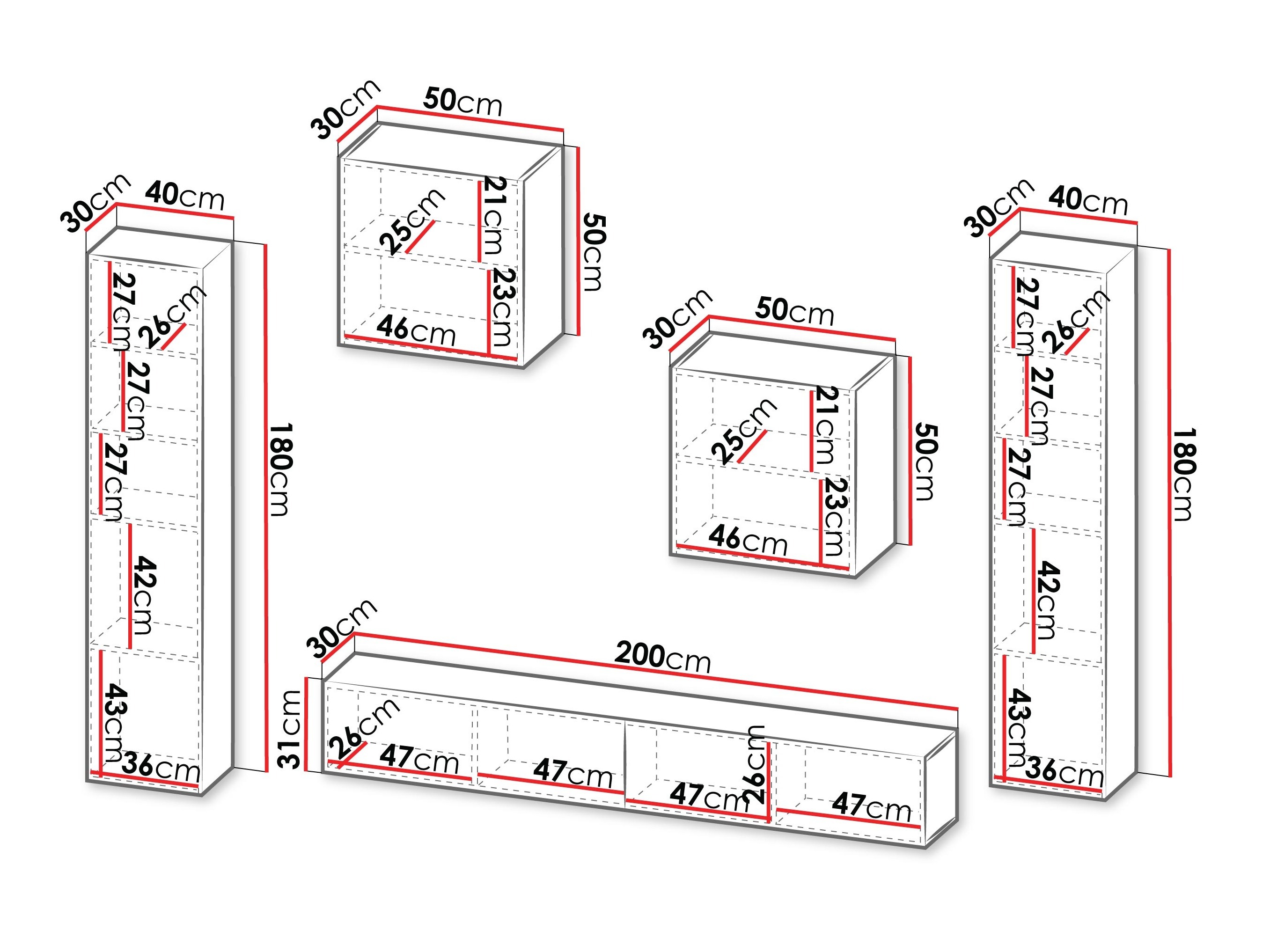 Stuemøbelsæt Species V (Kashmir)