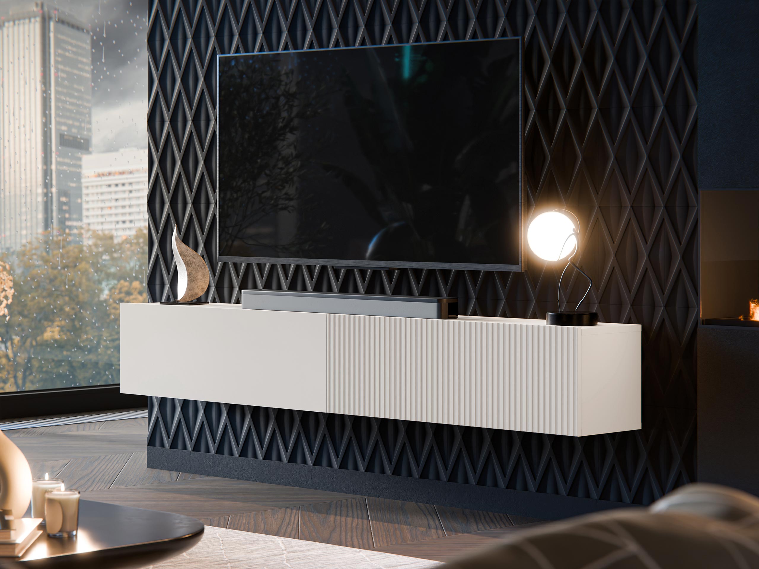 TV-bord Calveru 101 (Kashmir)