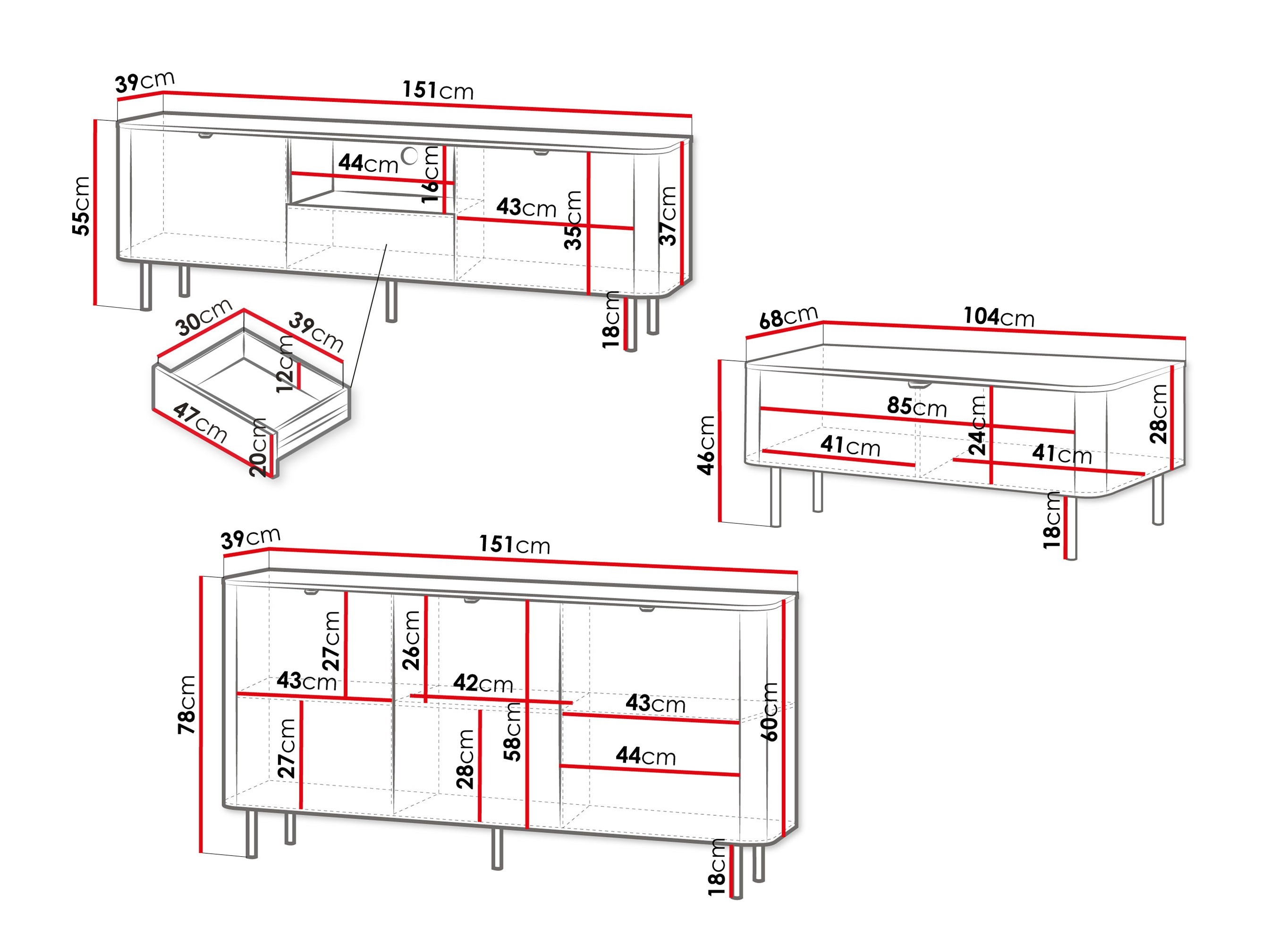 Stuemøbelsæt Epulos I