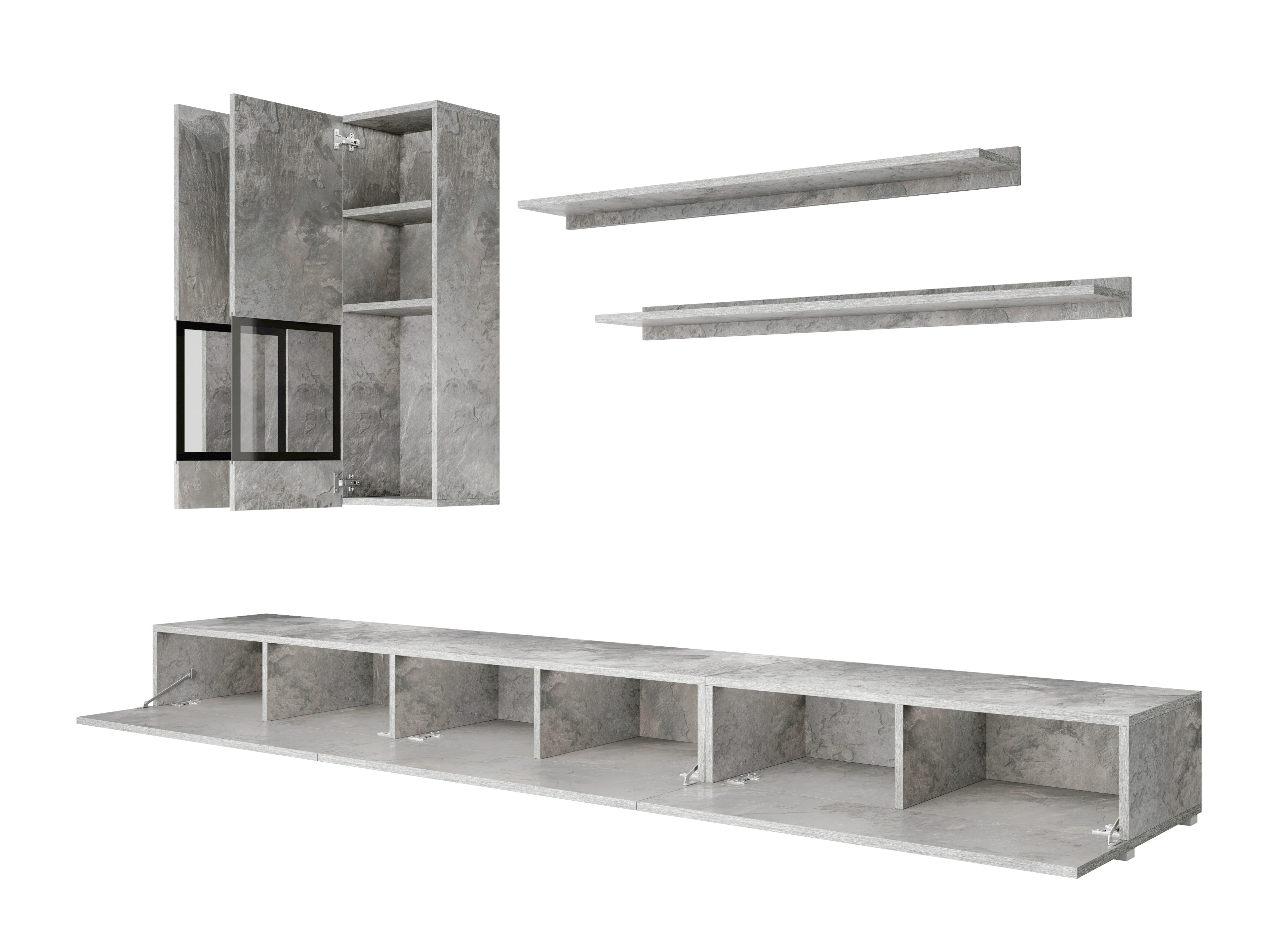 Stuemøbelsæt Serodeu 100 (Beton)