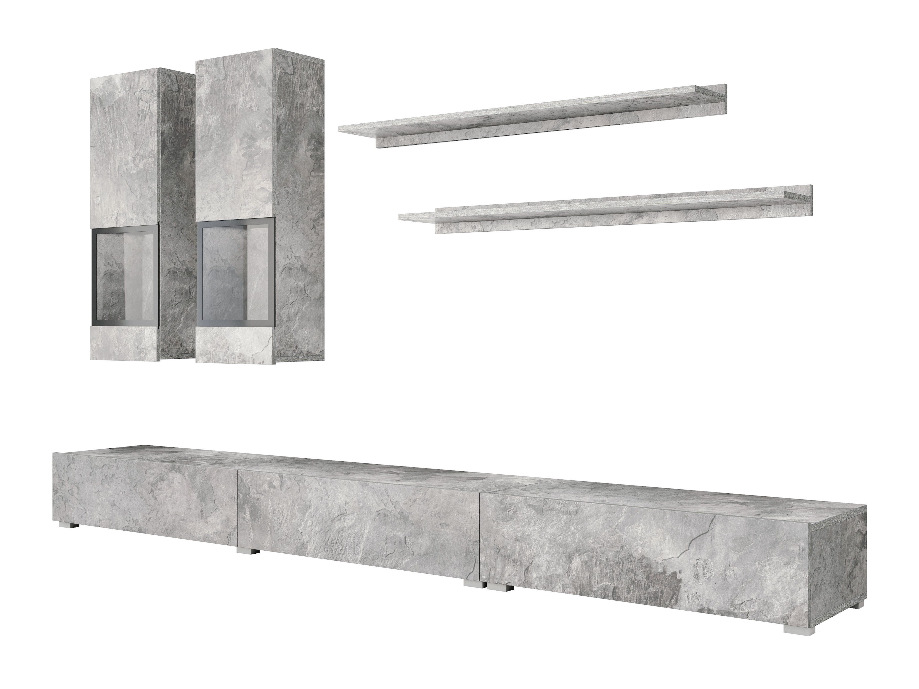 Stuemøbelsæt Serodeu 100 (Beton)