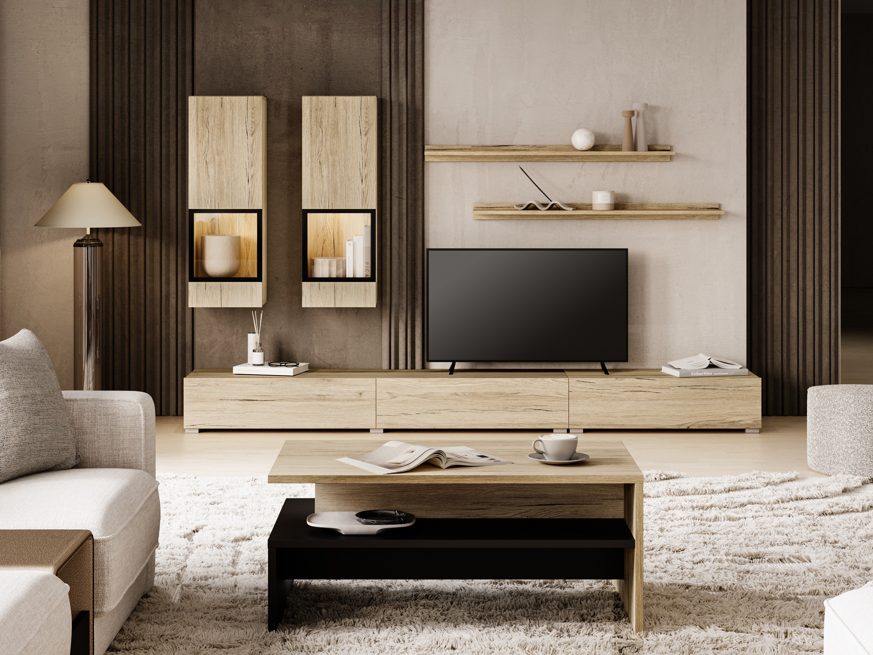 Stuemøbelsæt Serodeu 100 (San remo eg)