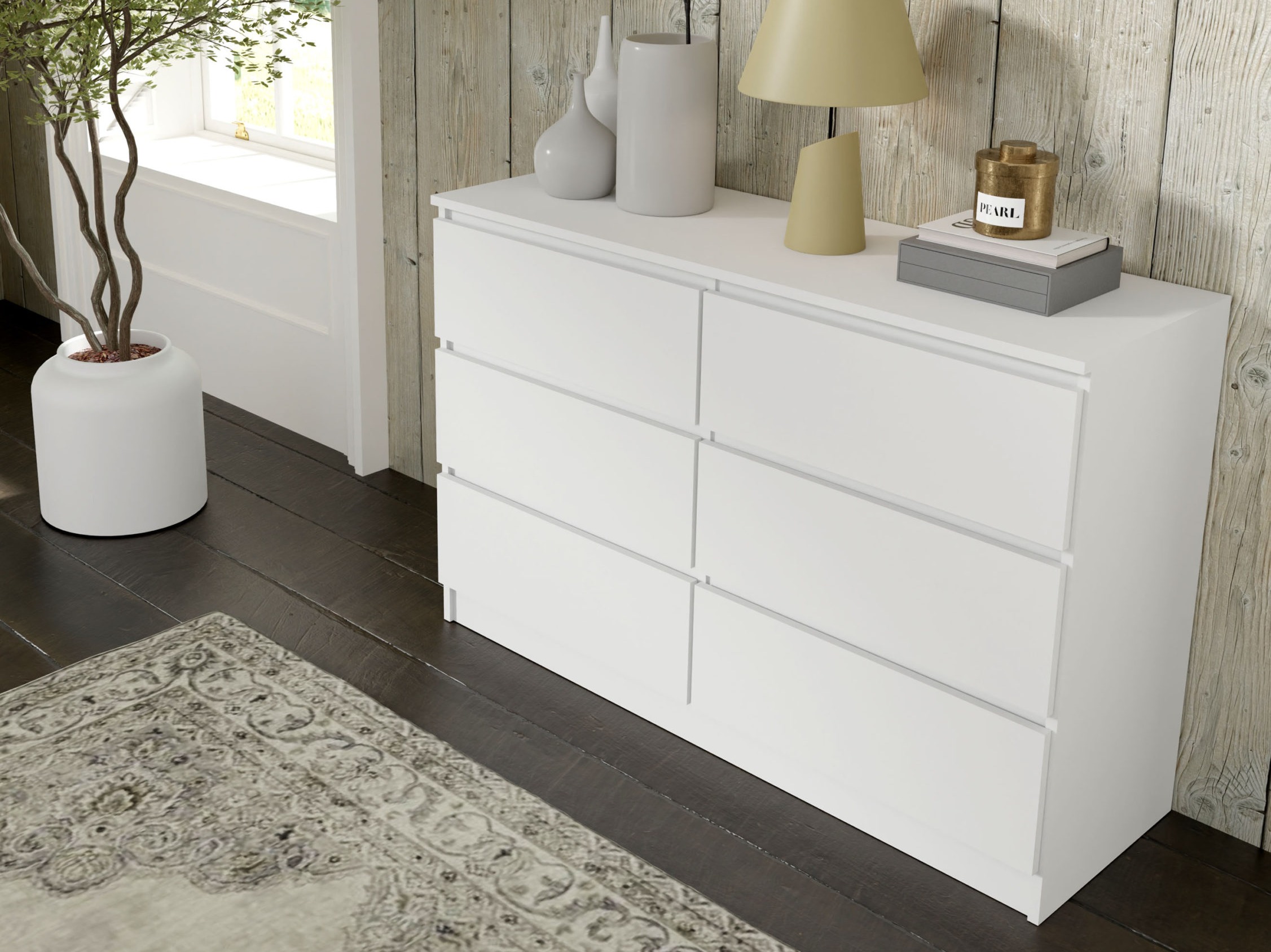 Kommode Buffalo 196 (Hvid)