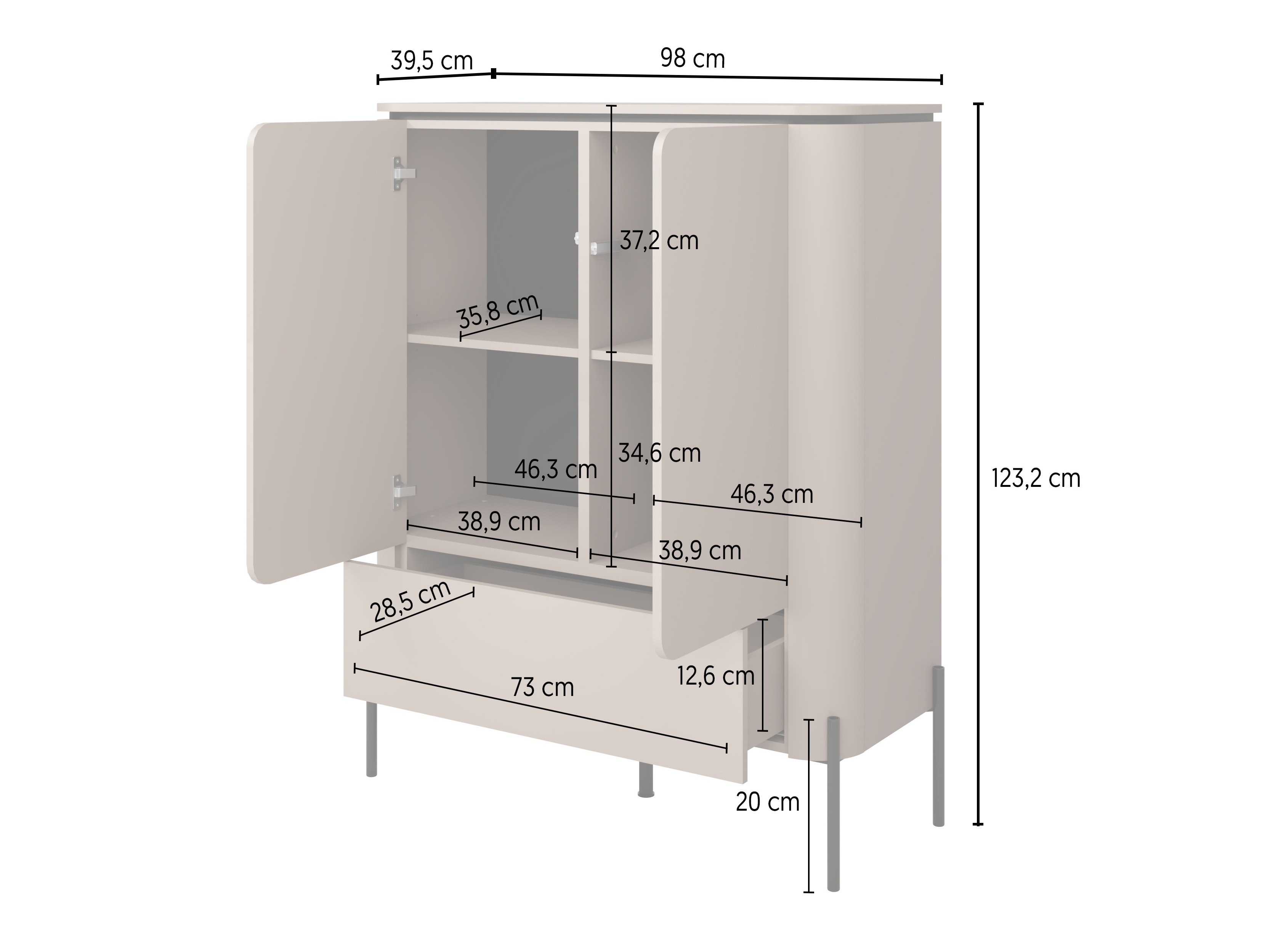 Stuemøbelsæt Mirbeno 103