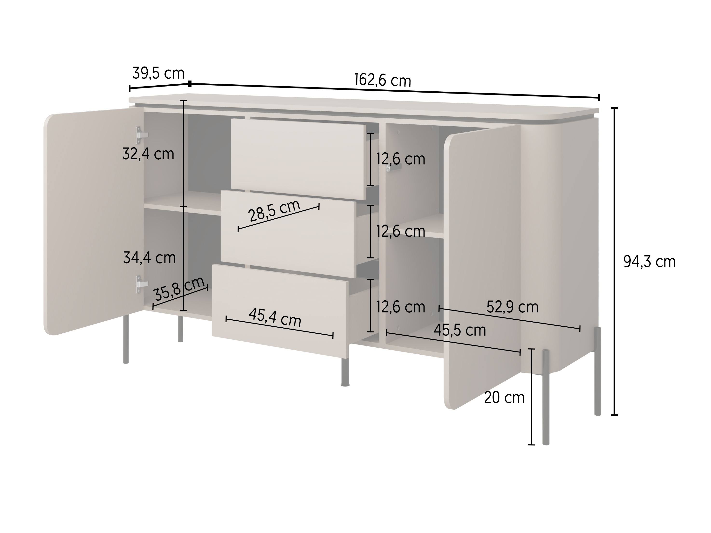 Stuemøbelsæt Mirbeno 103