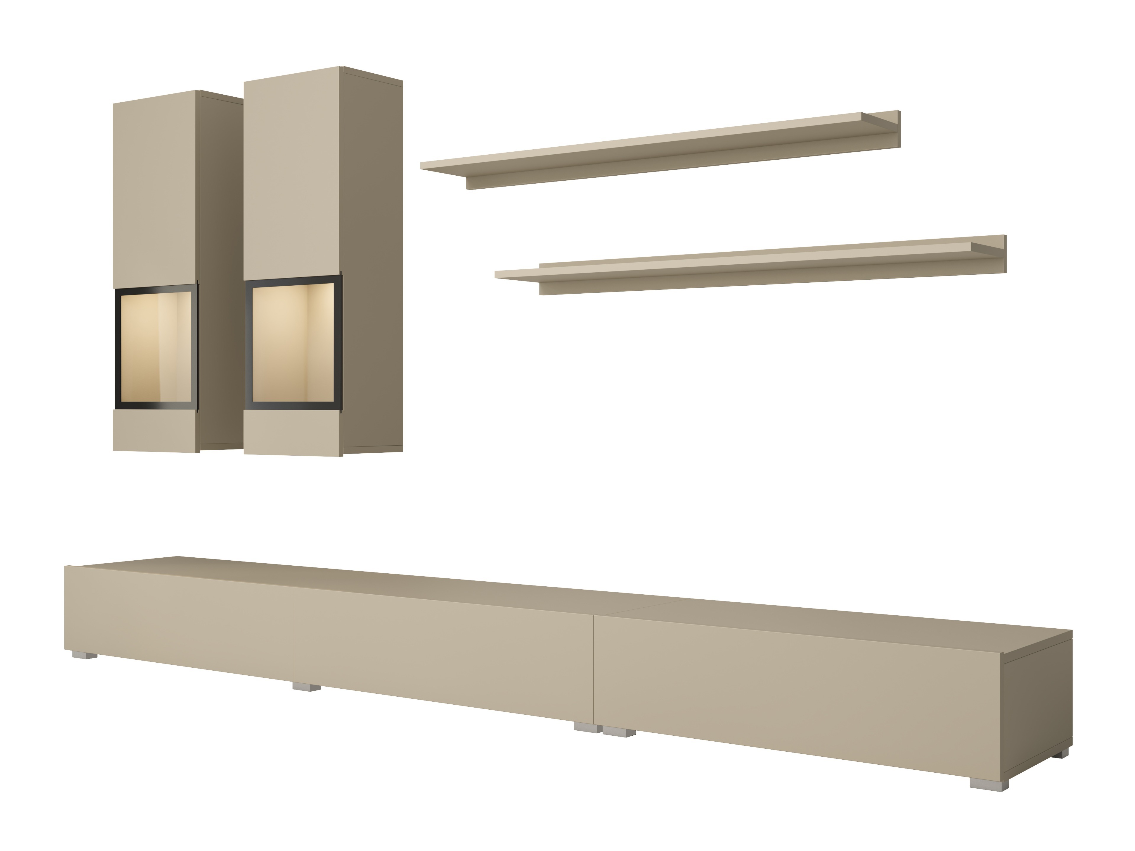 Stuemøbelsæt Serodeu 100 (Beige)