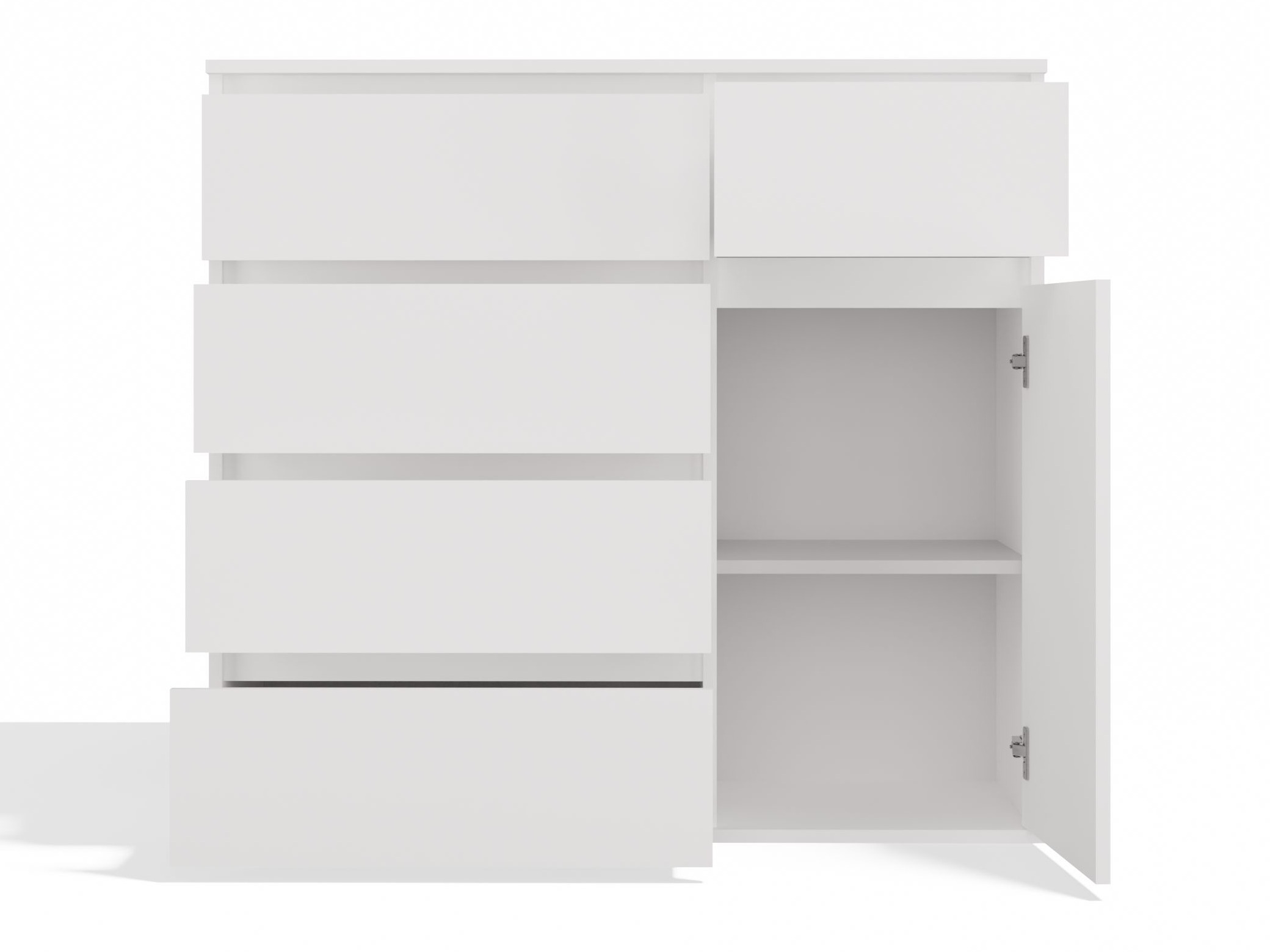 Kommode Elbvelu 136 (Hvid)