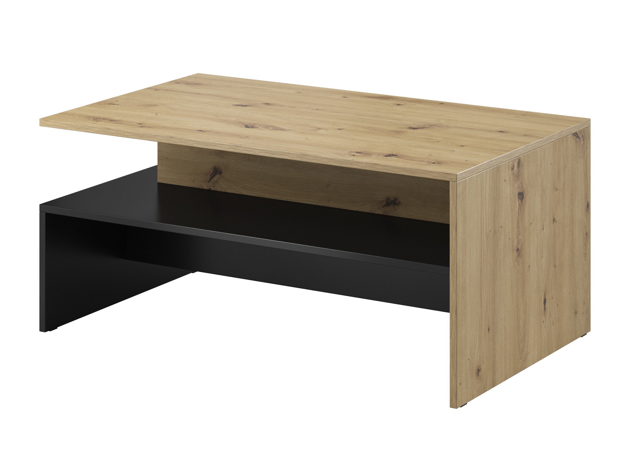 Sofabord Serodeu 103 (Artisan eg + Mat sort)