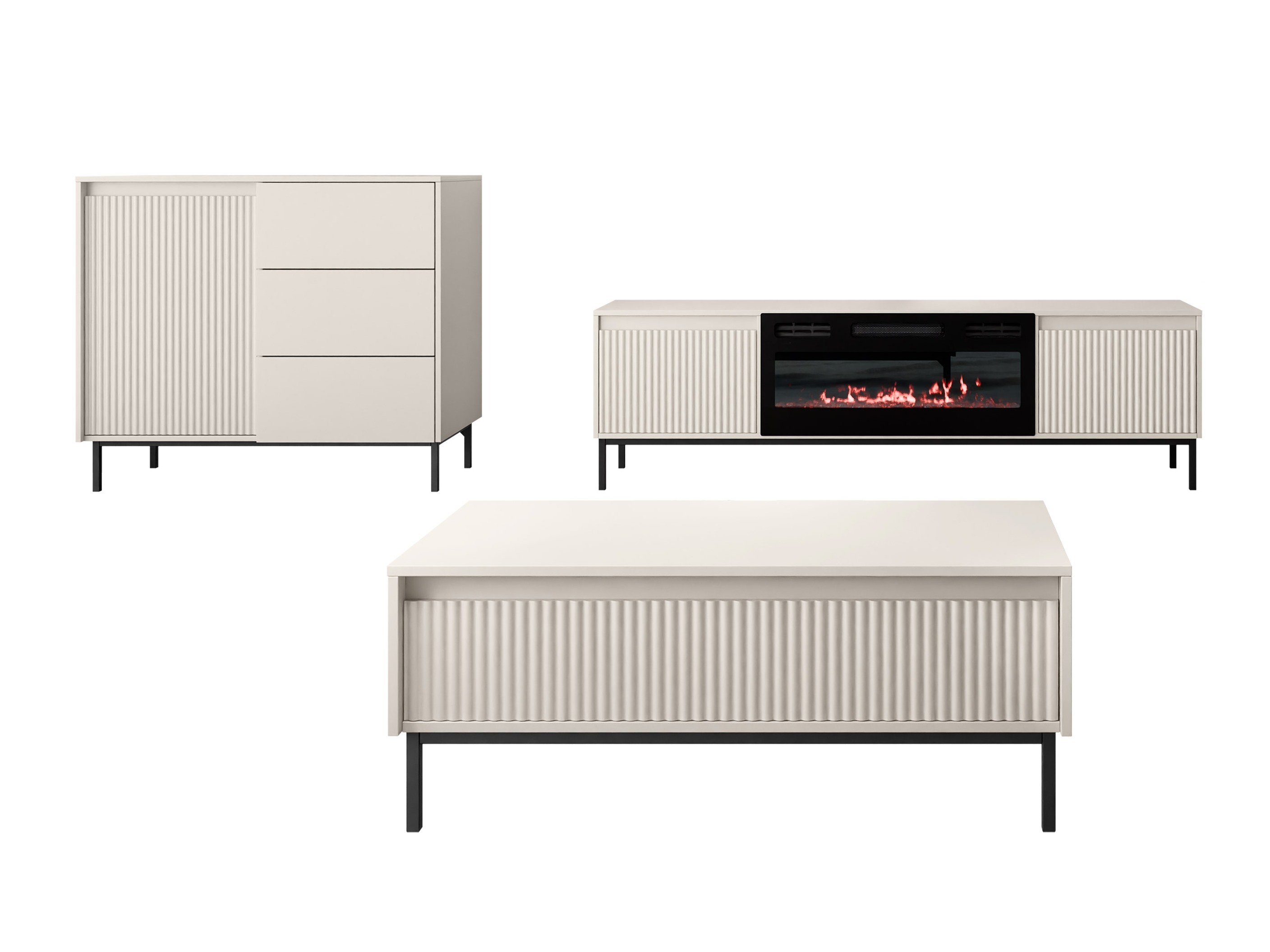 Stuemøbelsæt Comfivo Delruva 110 (Kashmir)