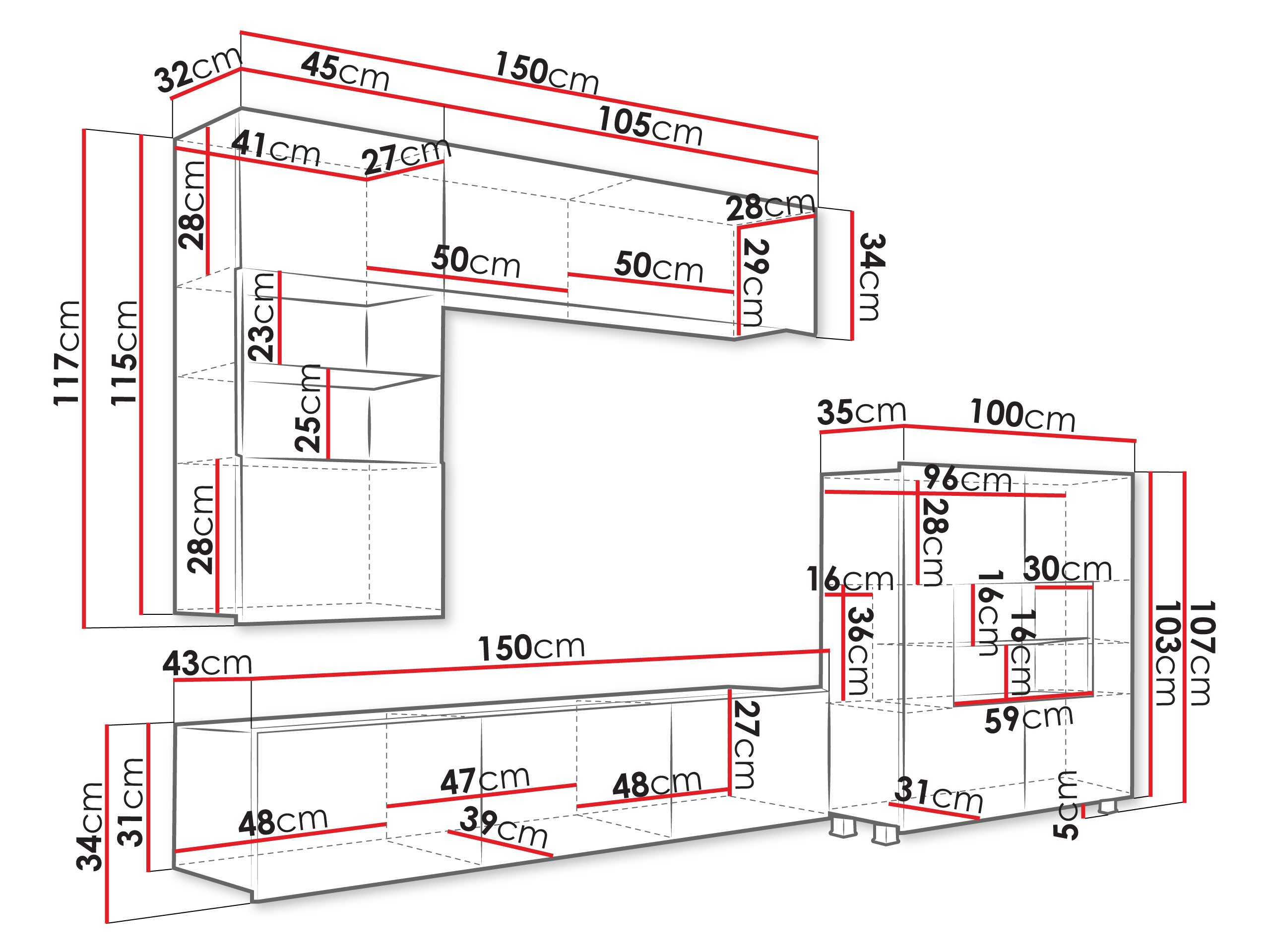 Stuemøblersæt Tivdalu 107 (Kashmir)