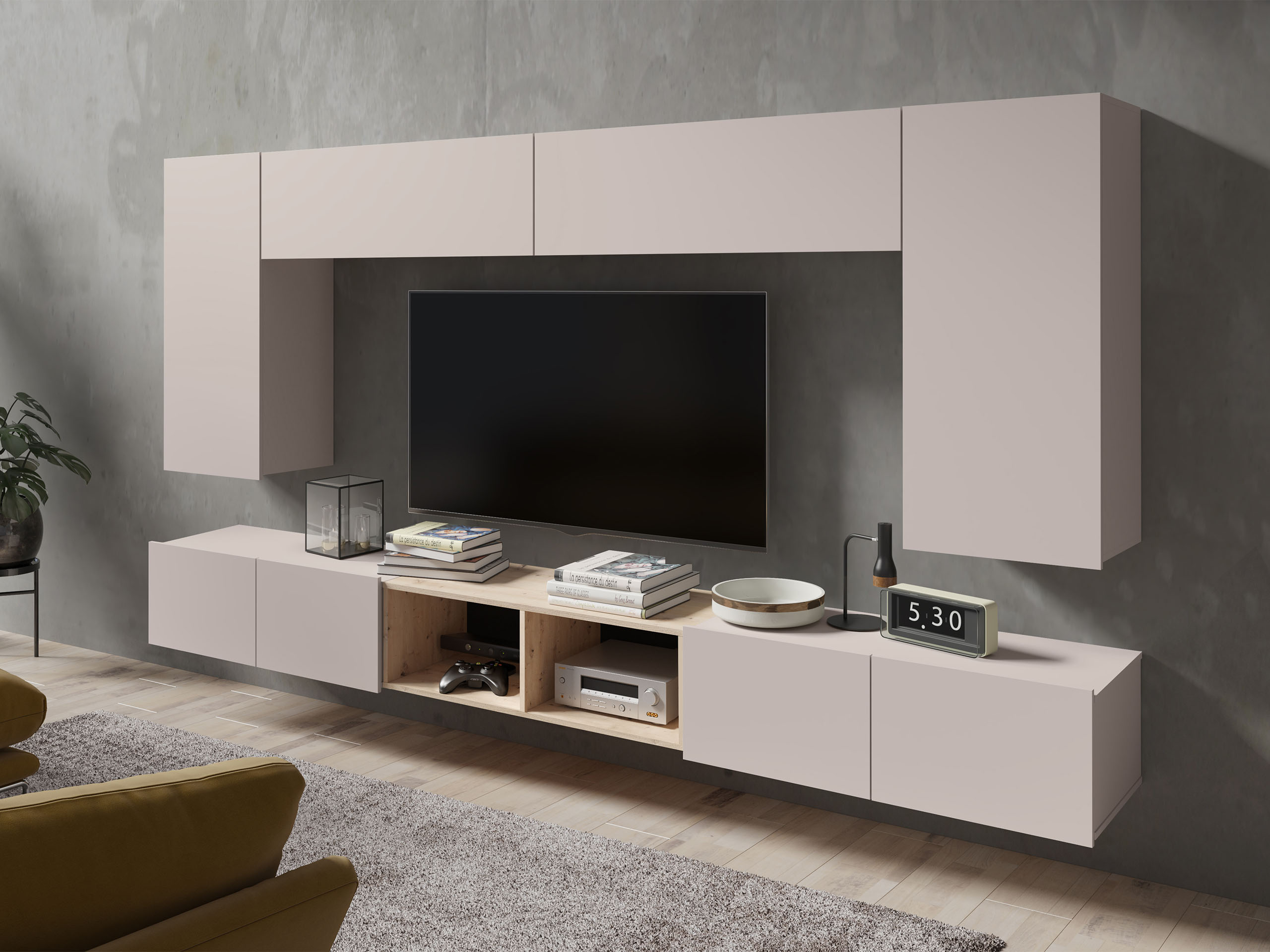 Stuemøbelsæt Remus XXIII (Kashmir + Artisan eg)