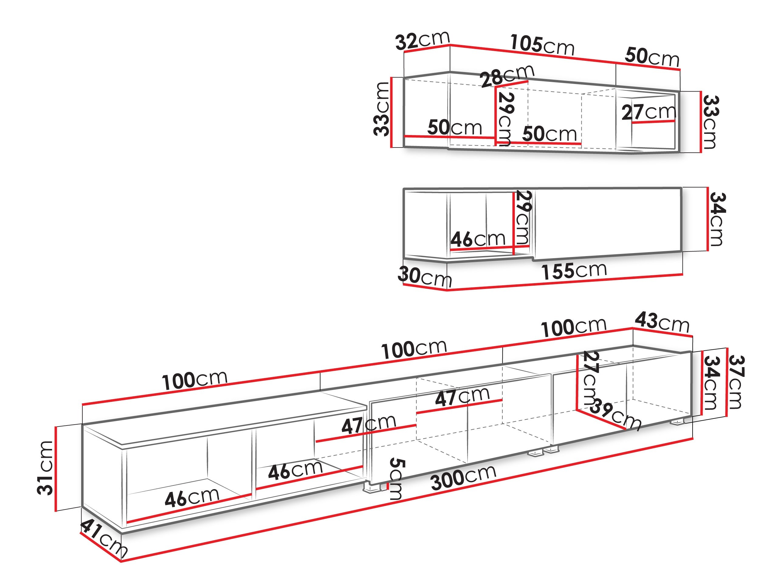 Stuemøbelsæt Tivdalu 145 (Kashmir)