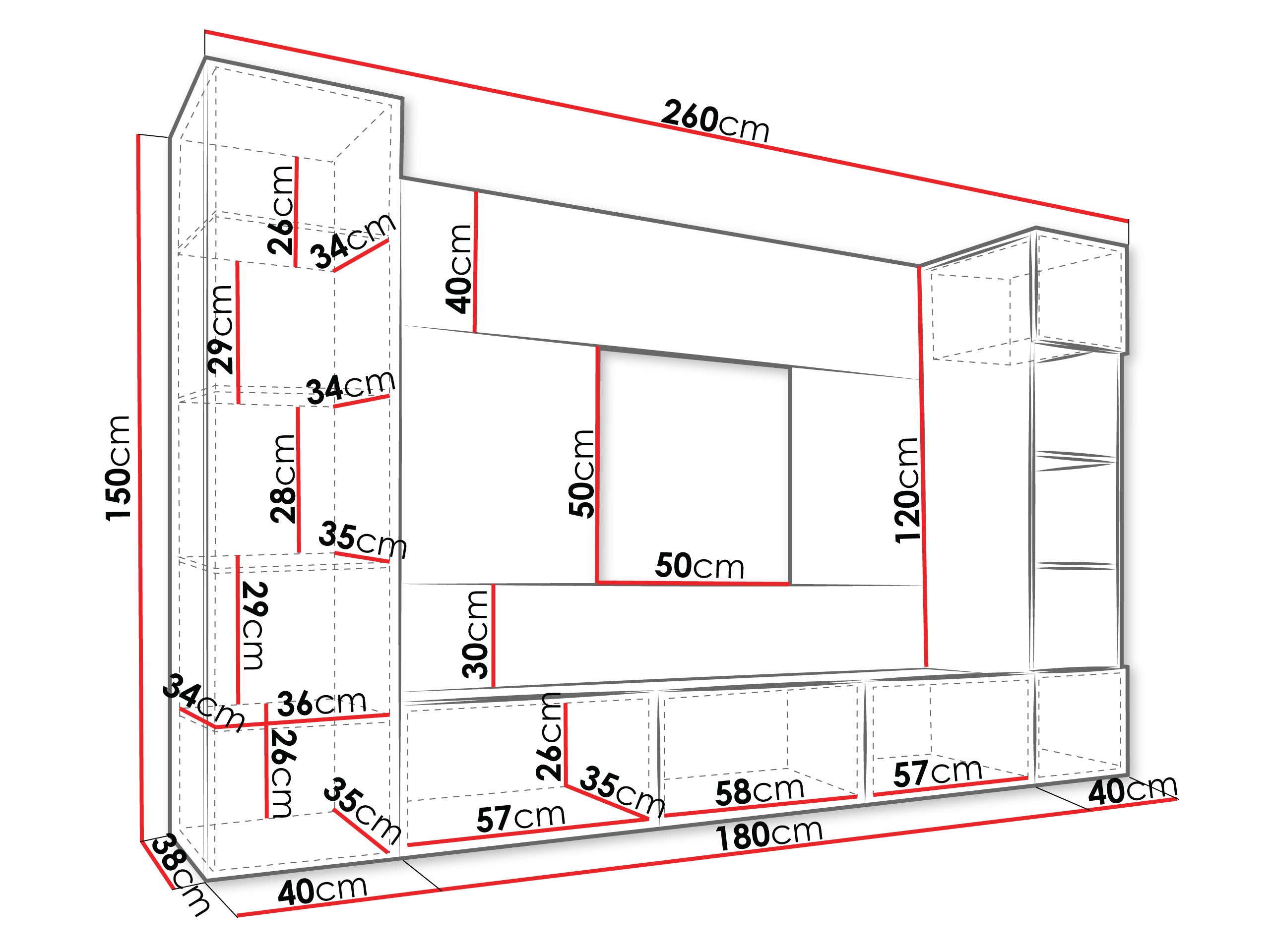 Stuemøbelsæt Comfivo 450 (Beige + Egetræ)