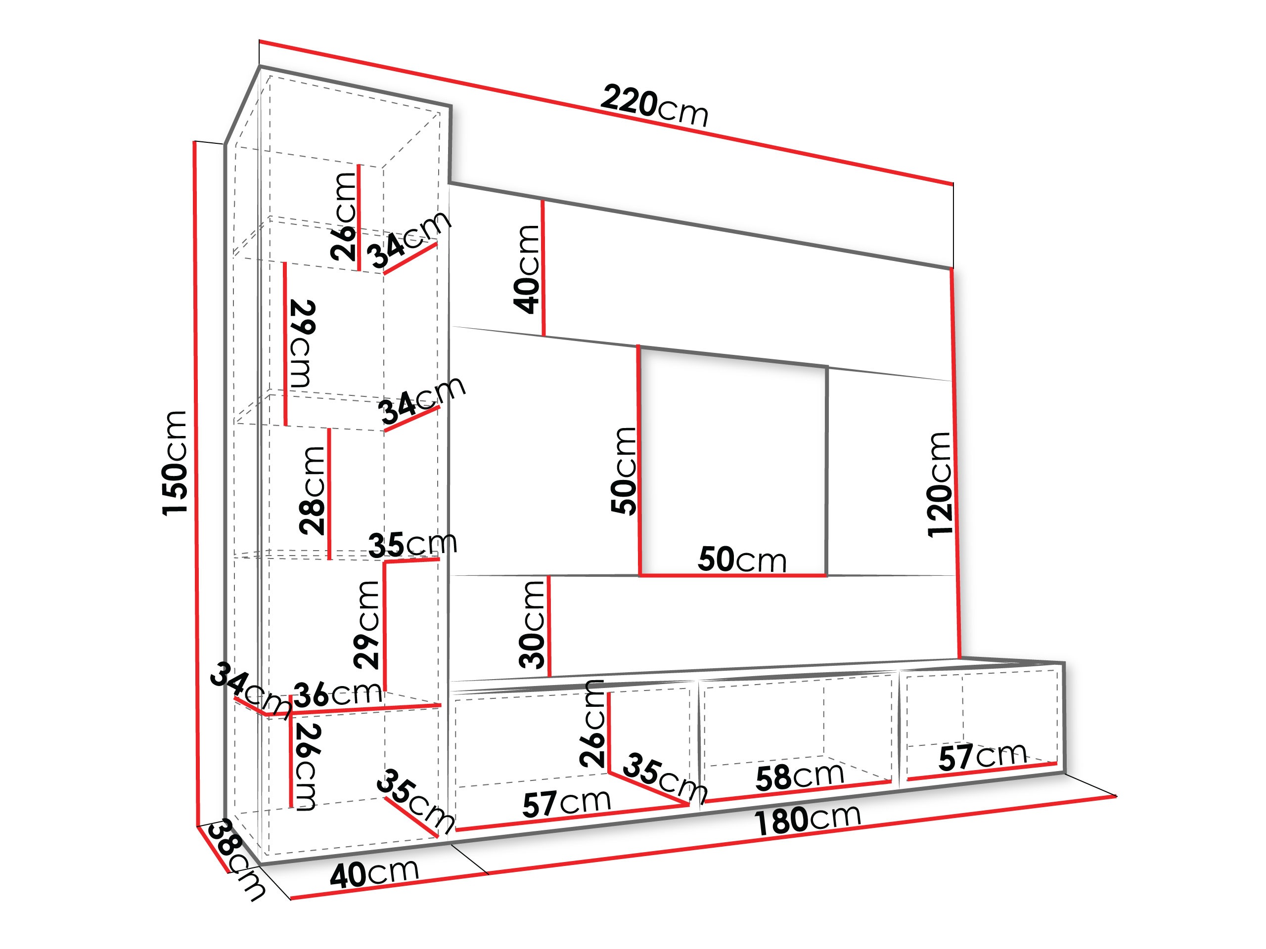Stuemøbelsæt Comfivo 452 (Beige + Egetræ)