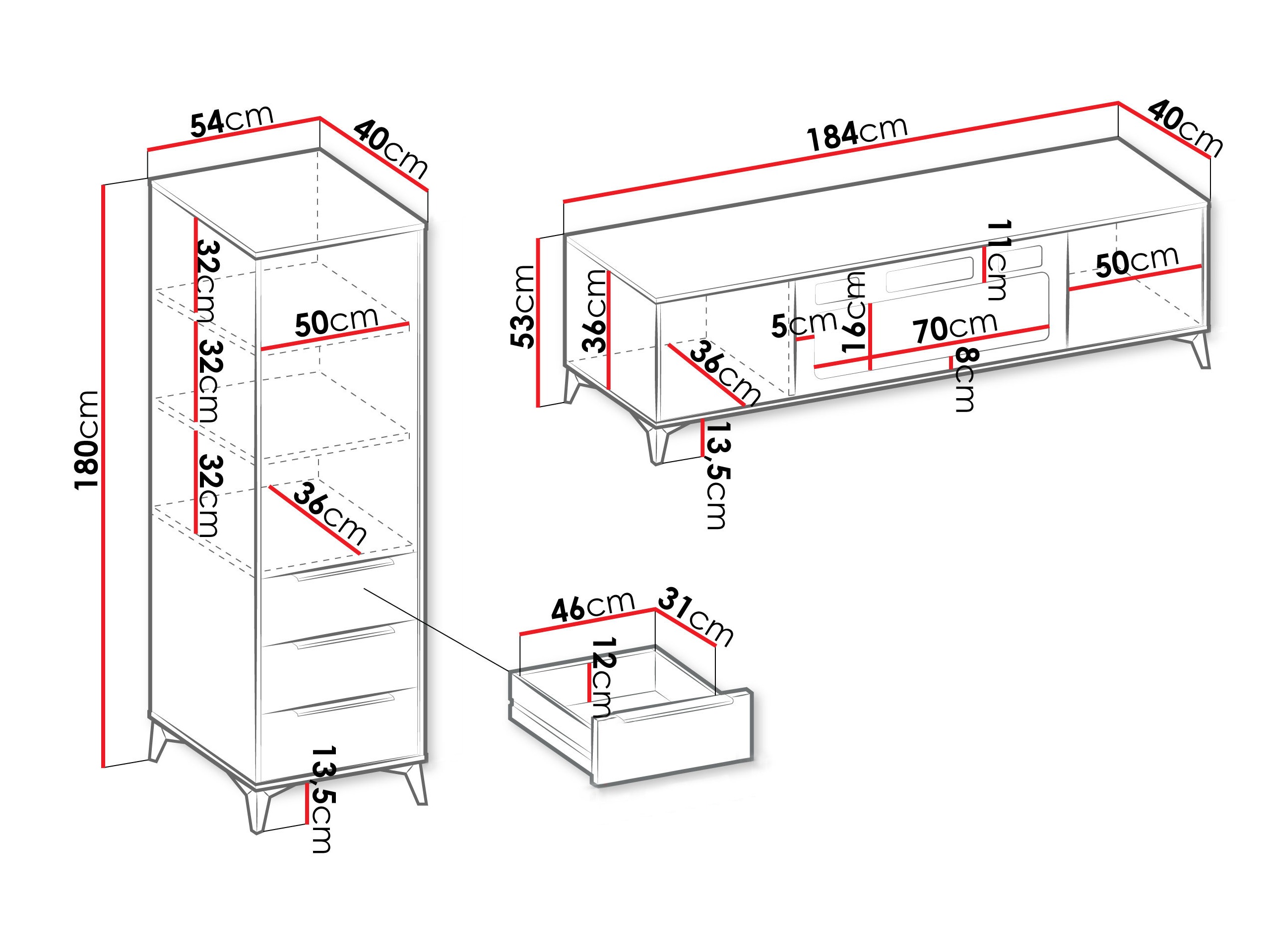 Stuemøbelsæt Comfivo Camlue 113