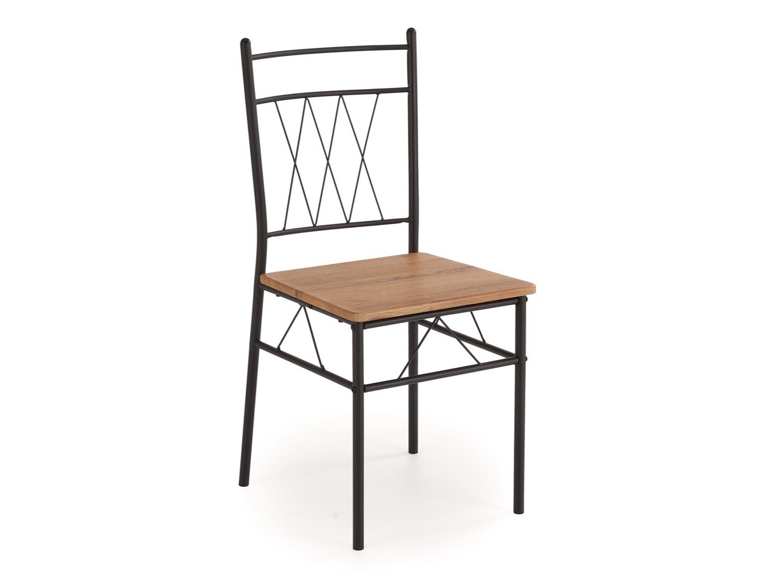 Spisestuesæt Houston 1251 (Egetræ + Sort)