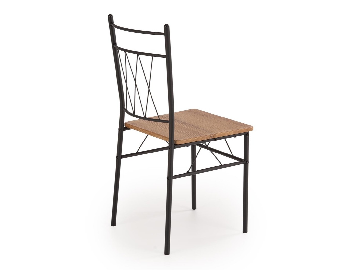 Spisestuesæt Houston 1251 (Egetræ + Sort)