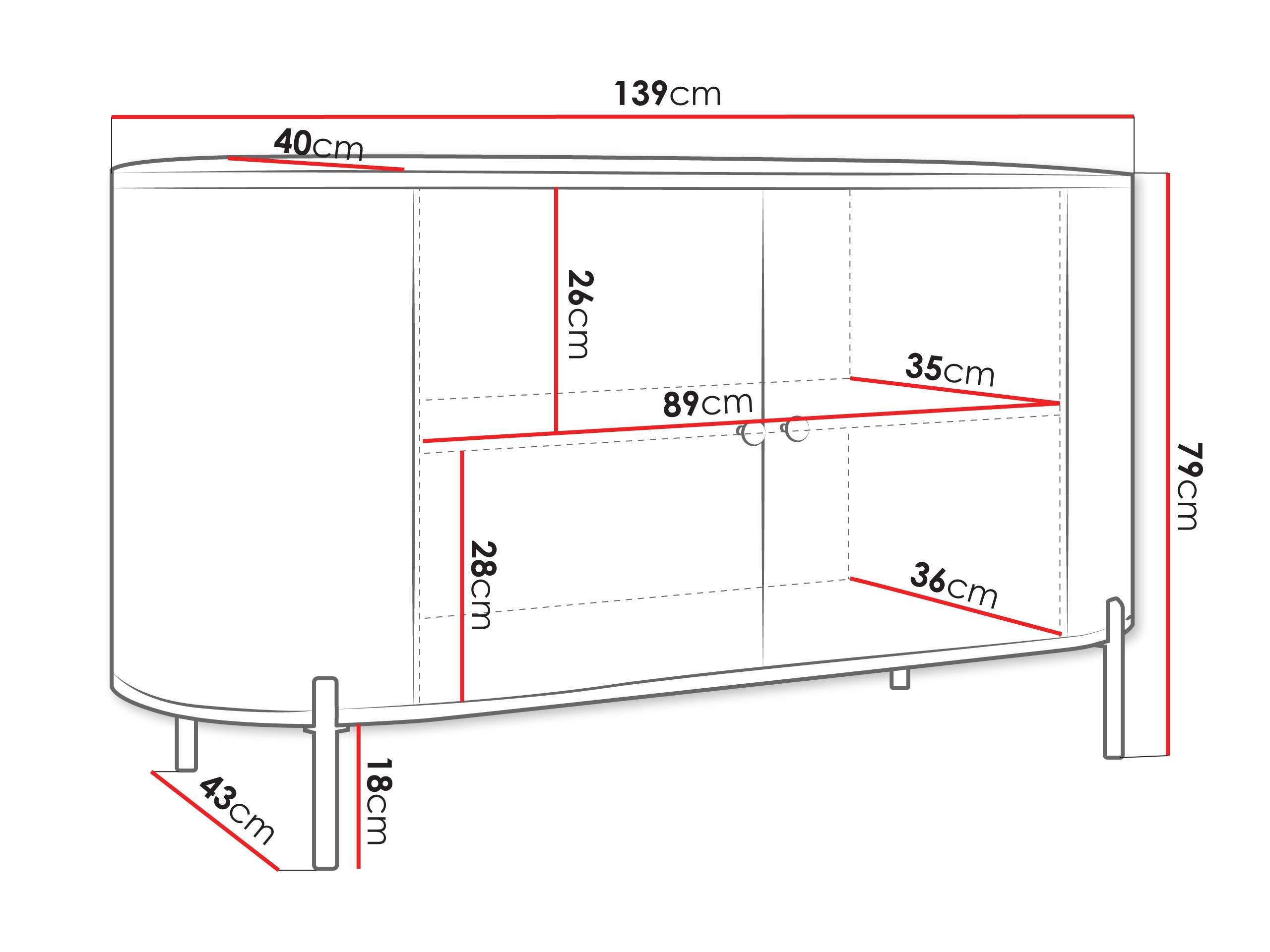 Skænk Comfivo Mirsoni