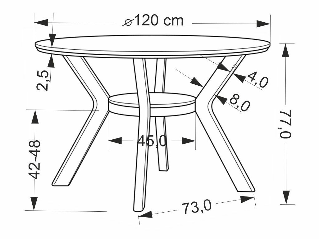Spisestuesæt Houston 1985