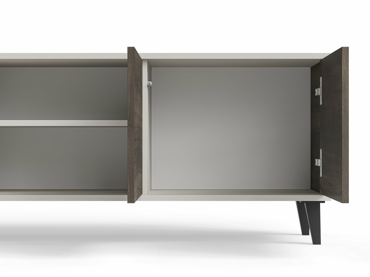 TV-bord Luelia 114 (Valnød + Kashmir)