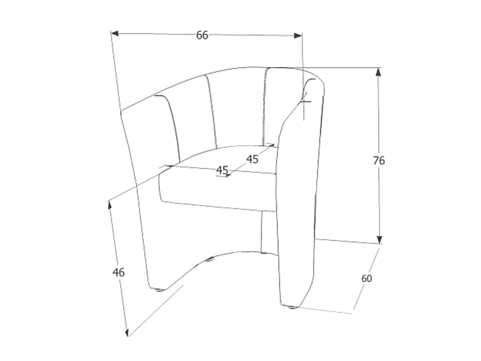 Lænestol Detroit 854 (Lys grå)