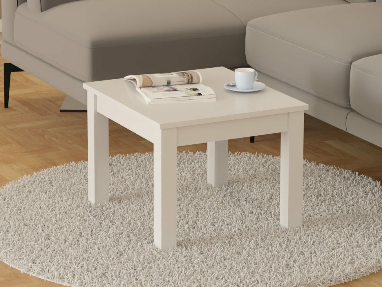 Sofabord Bristol 225 (Hvid)