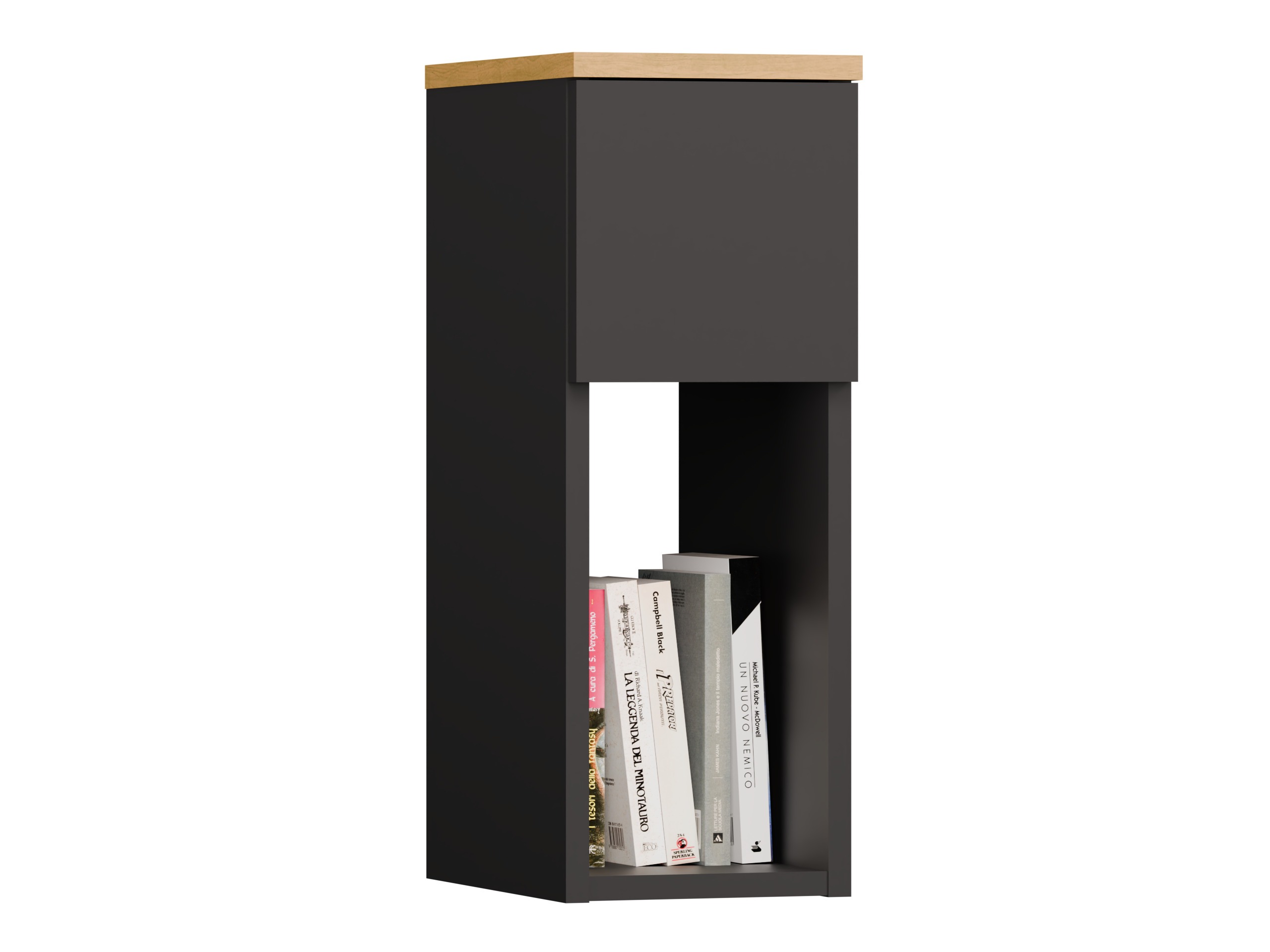 Sengebord Mandeville 304 (Antracit + Artisan eg)