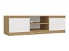 TV-bord Elbvelu 123 (Artisan eg + Hvid)