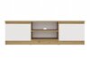 TV-bord Elbvelu 123 (Artisan eg + Hvid)