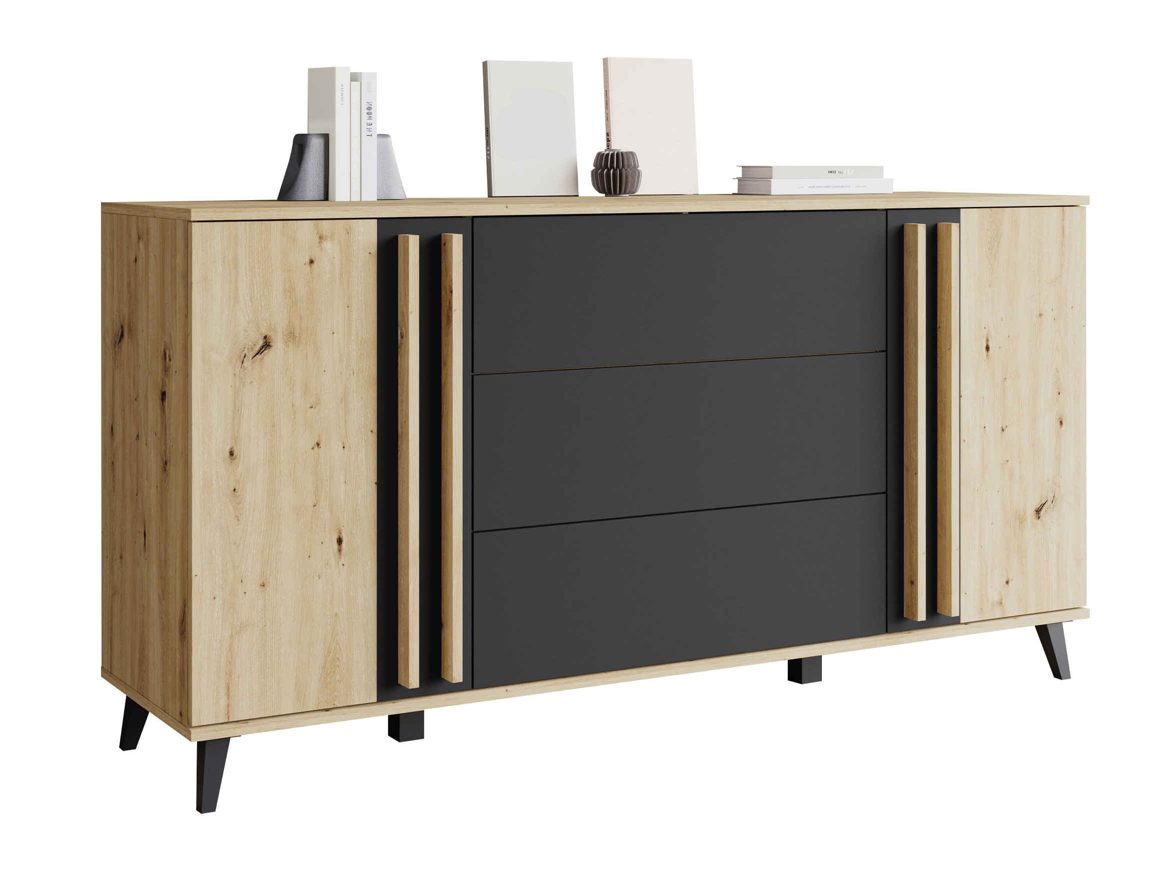 Kommode Facetor (Artisan eg + Grafit)