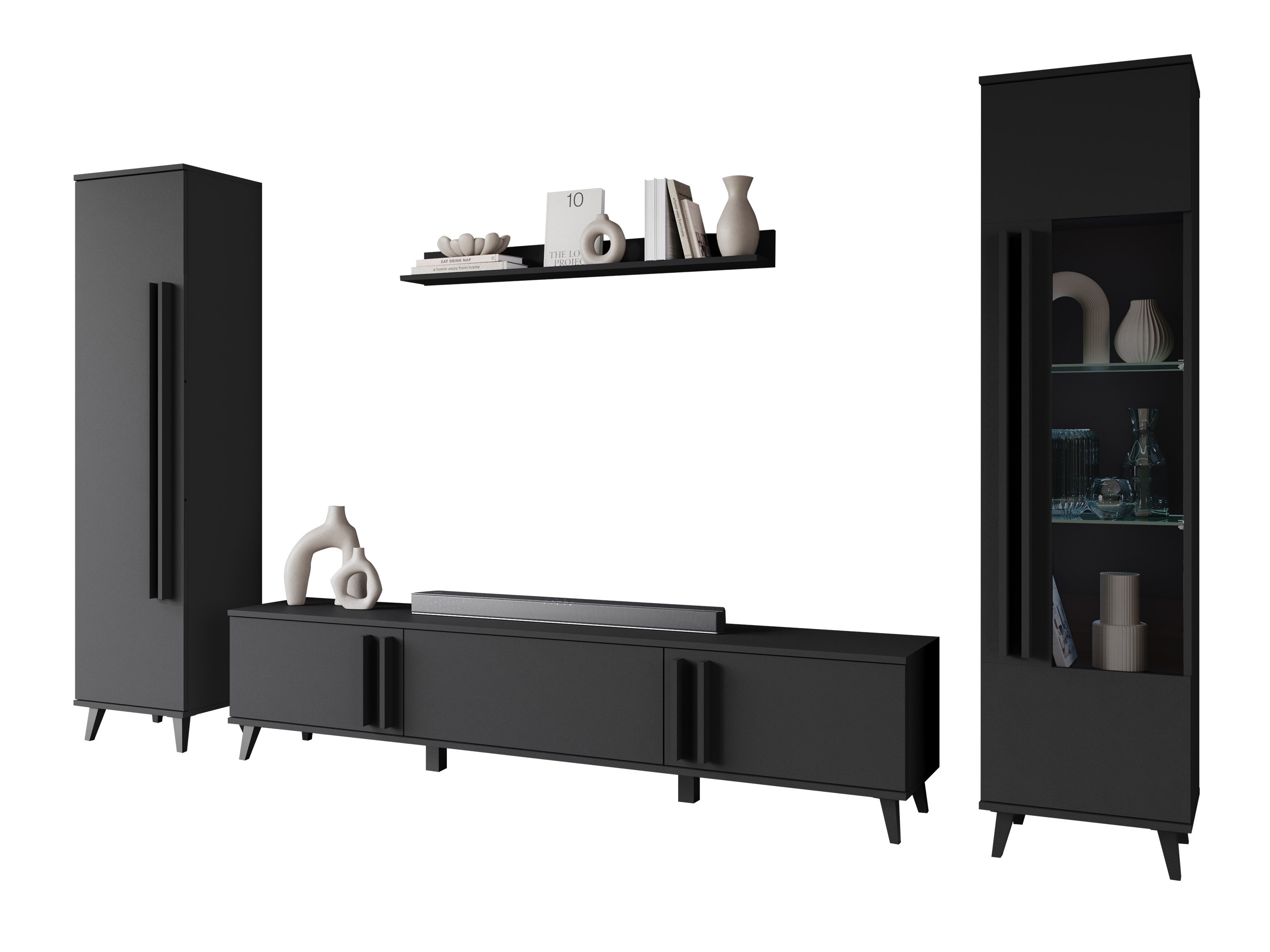 Stuemøbelsæt Facetor II (Grafit)