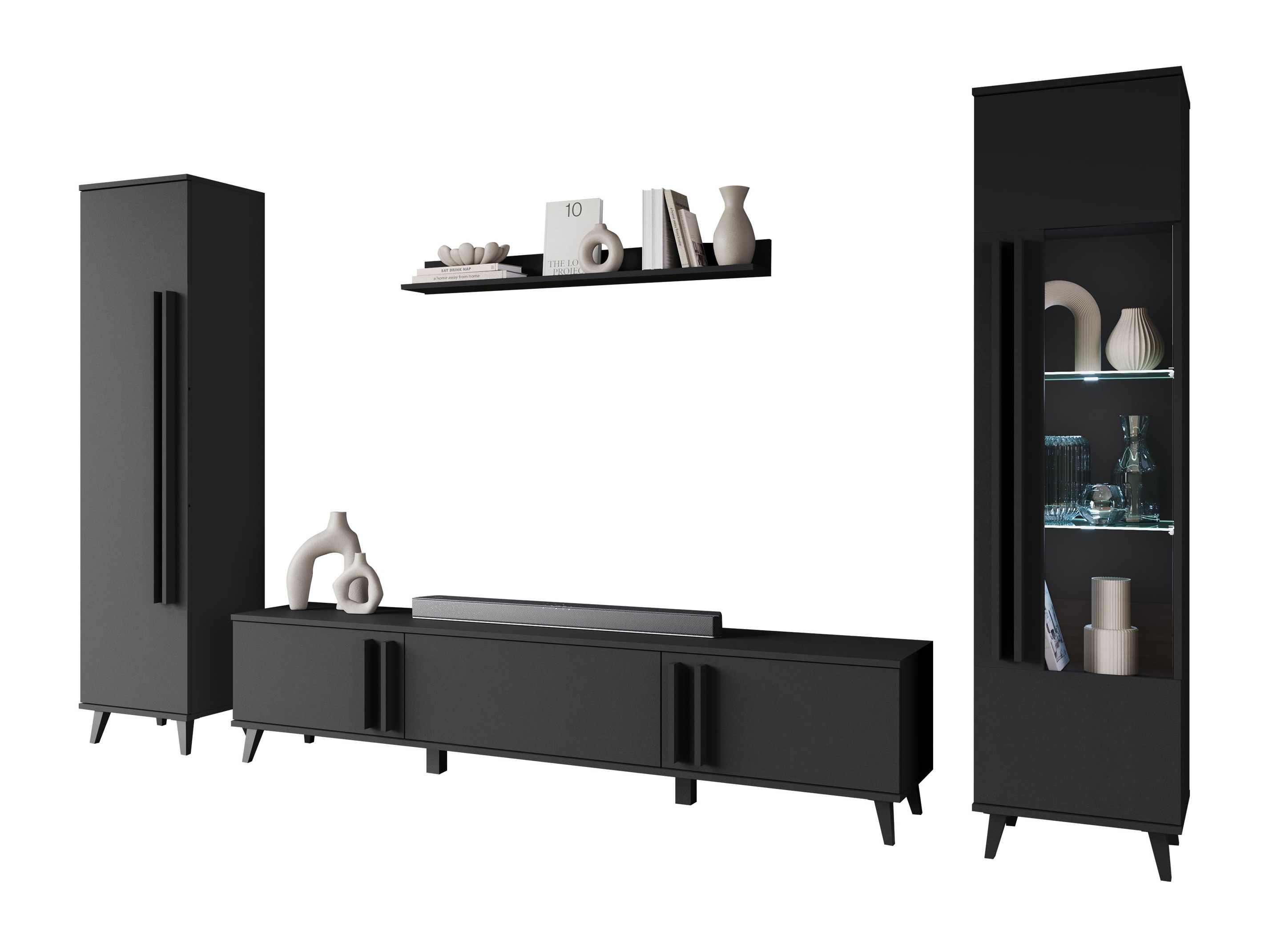 Stuemøbelsæt Facetor II (Grafit)