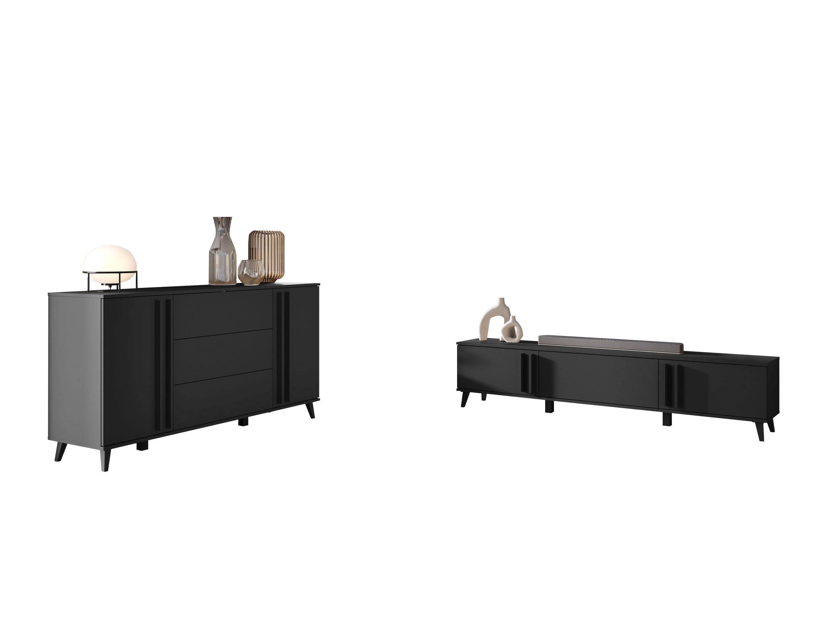 Stuemøbelsæt Facetor III (Grafit)