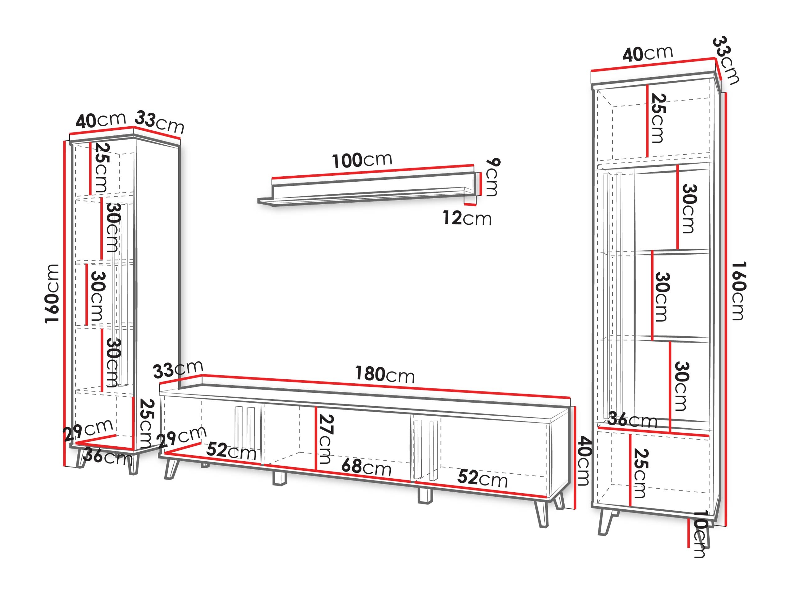 Stuemøbelsæt Temora 103 (Kashmir)